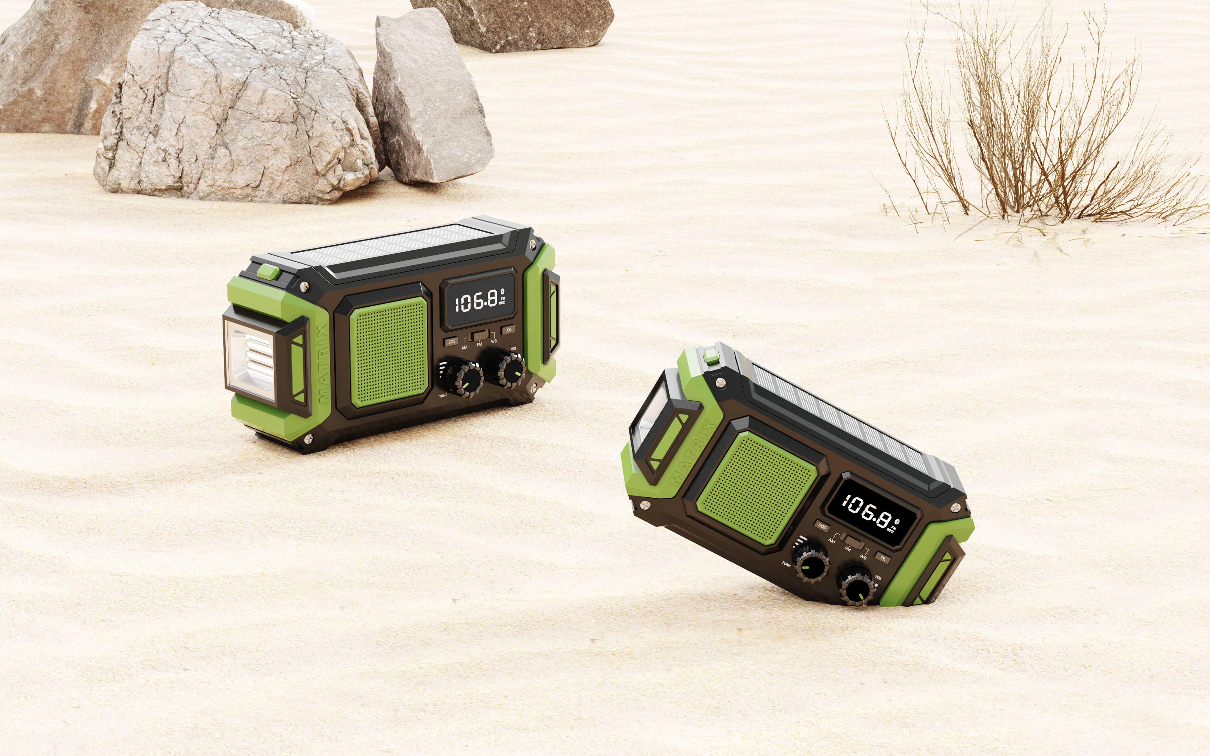 meet an emergency，radio，Disaster prevention，Vehicle mounted inflation pump，