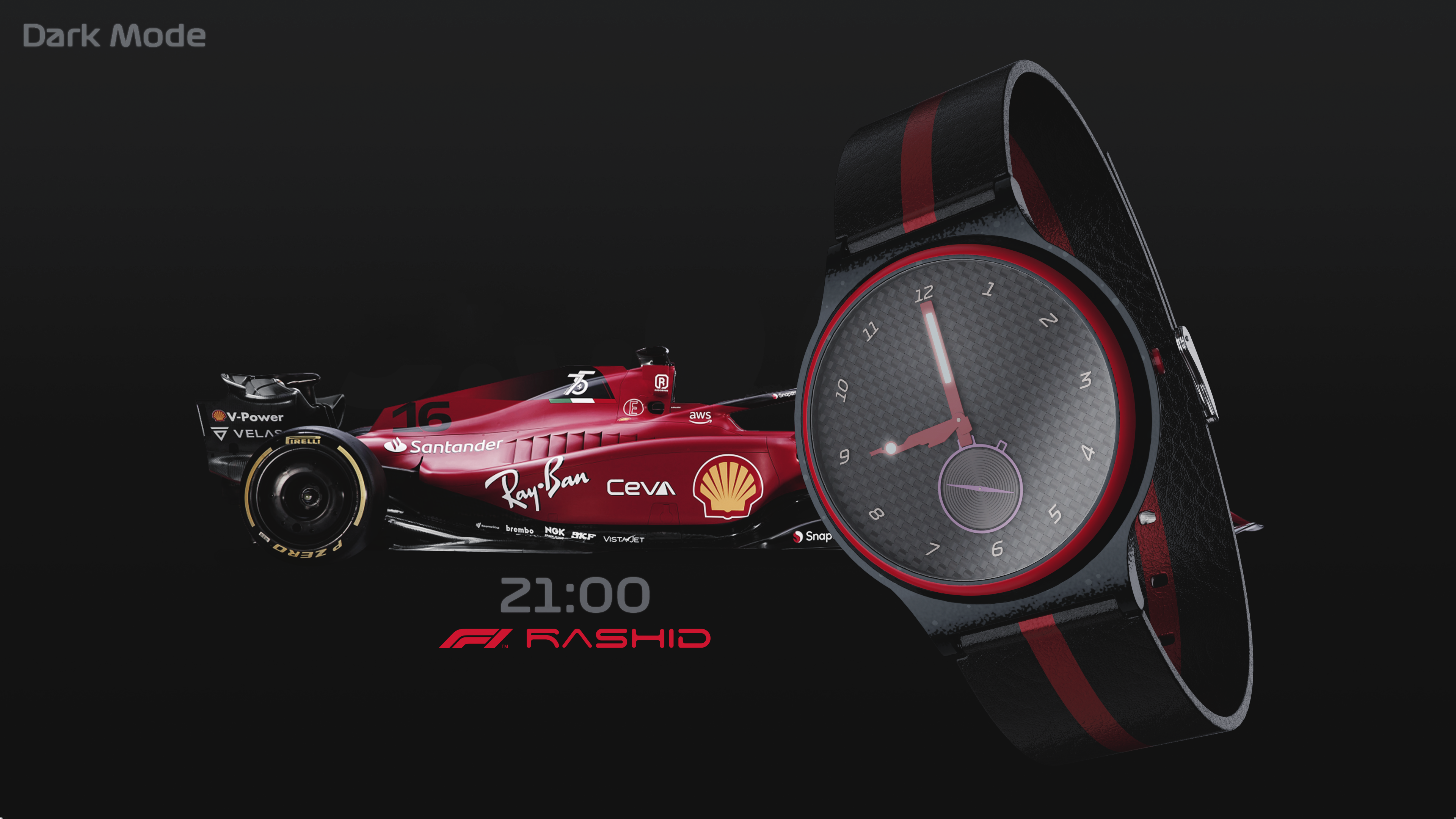 Wrist watch，motion，racing，f1，