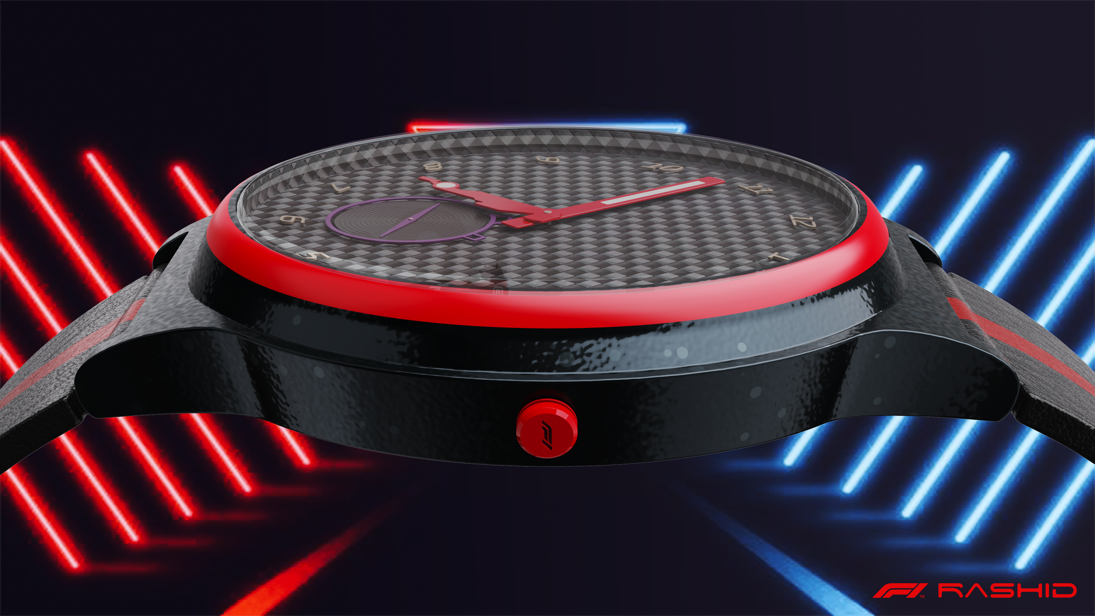 Wrist watch，motion，racing，f1，