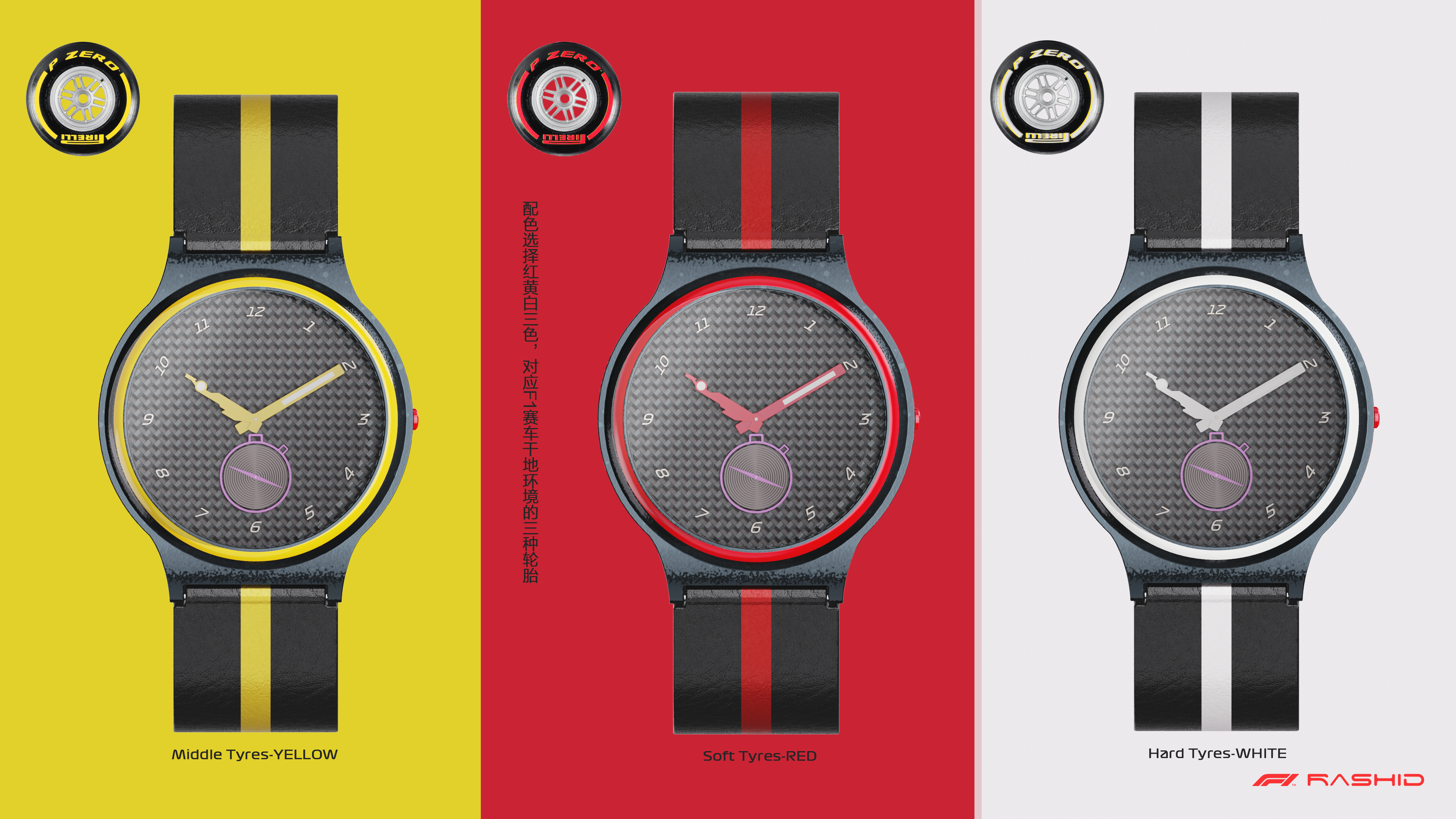 Wrist watch，motion，racing，f1，