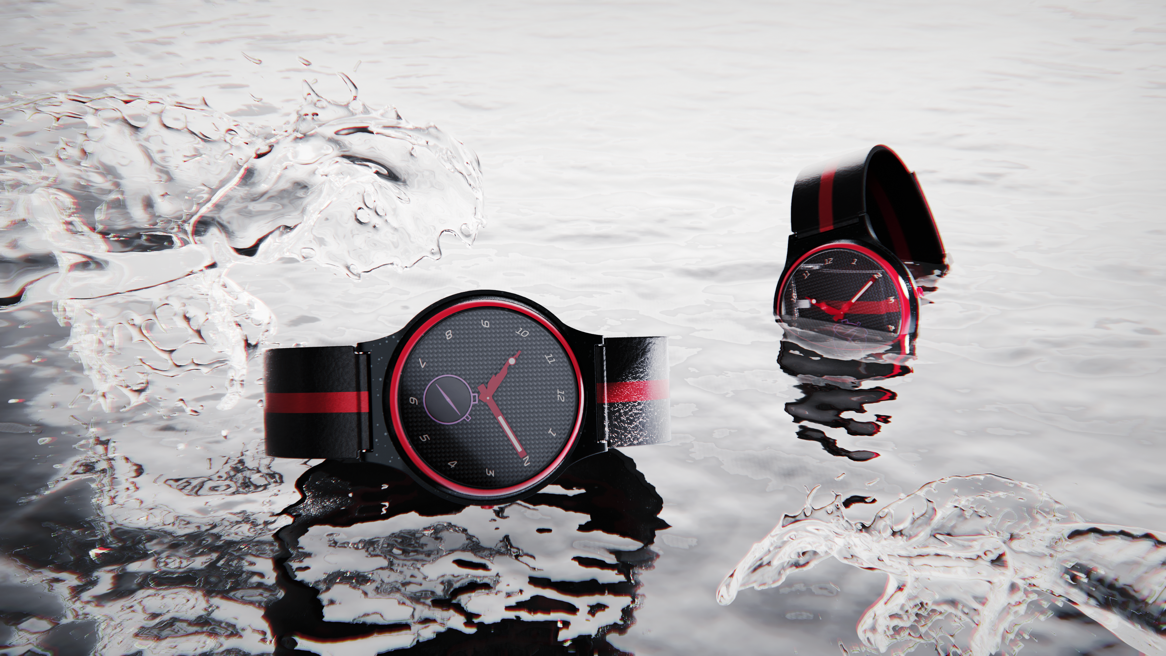 Wrist watch，motion，racing，f1，