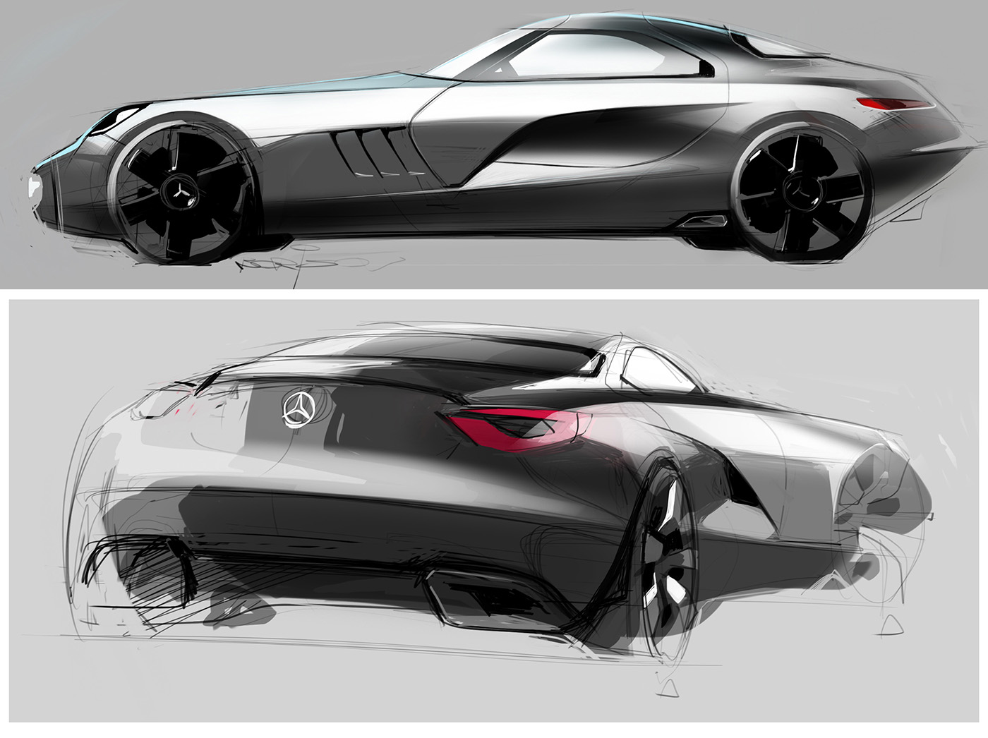 automobile，Hand drawn，Ubee ，ps，skill，