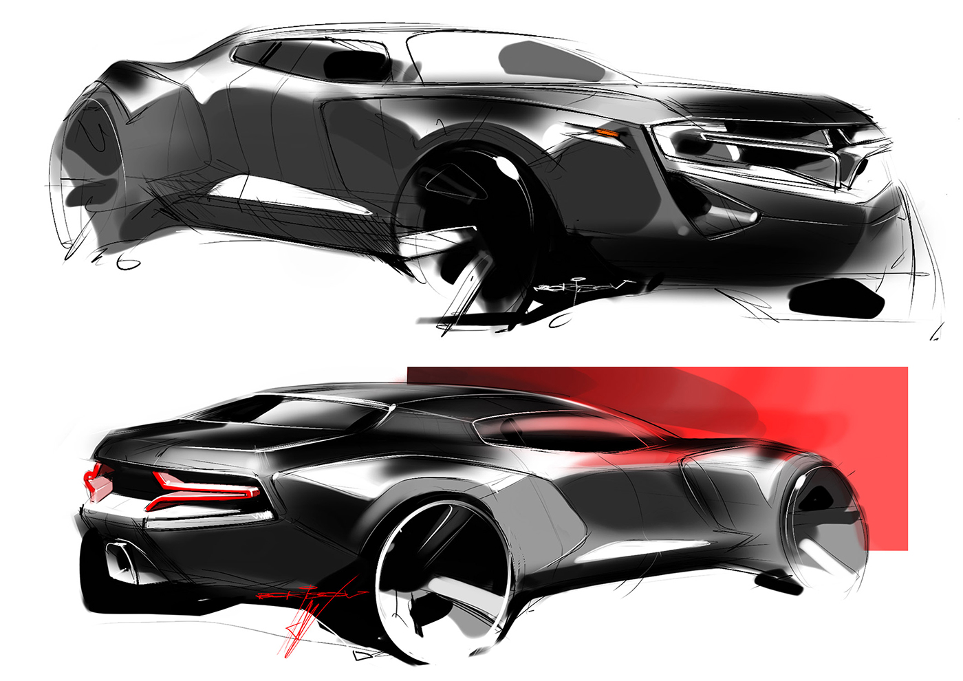 automobile，Hand drawn，Ubee ，ps，skill，