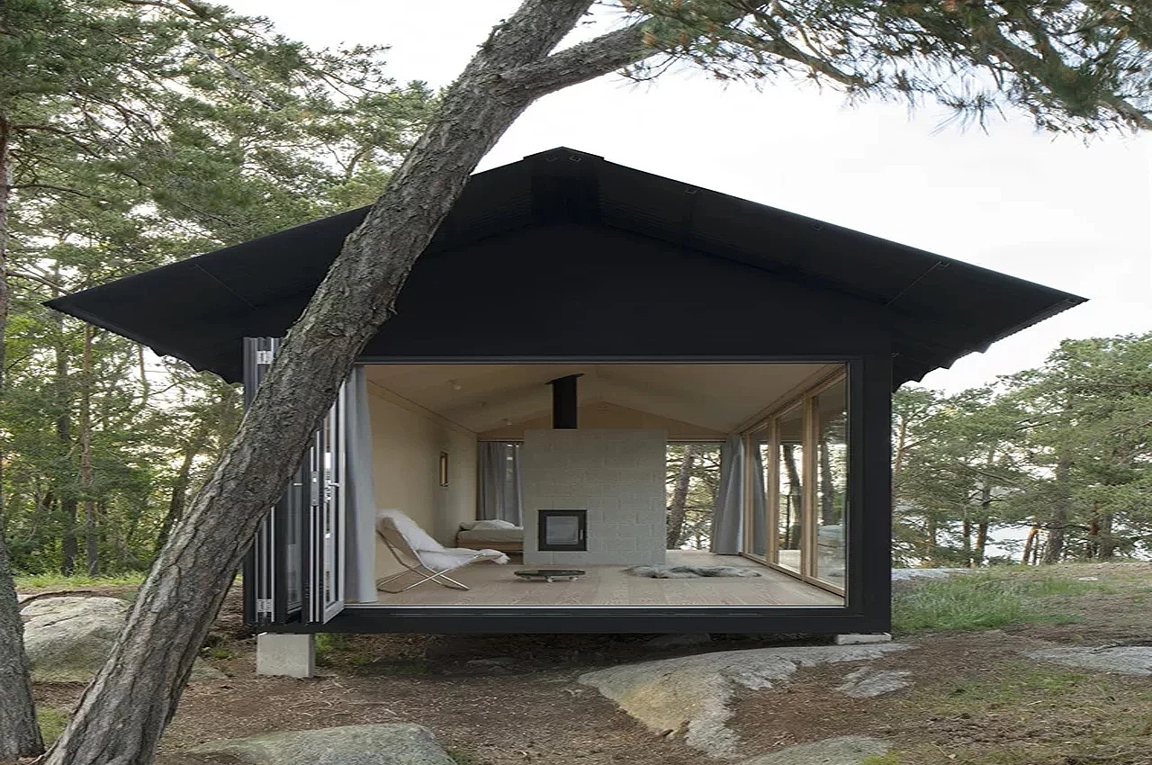 Minimalism，Transparent glass，Nordic architecture，