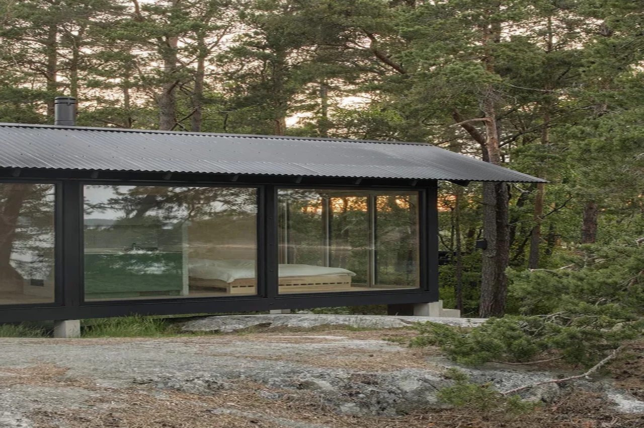 Minimalism，Transparent glass，Nordic architecture，