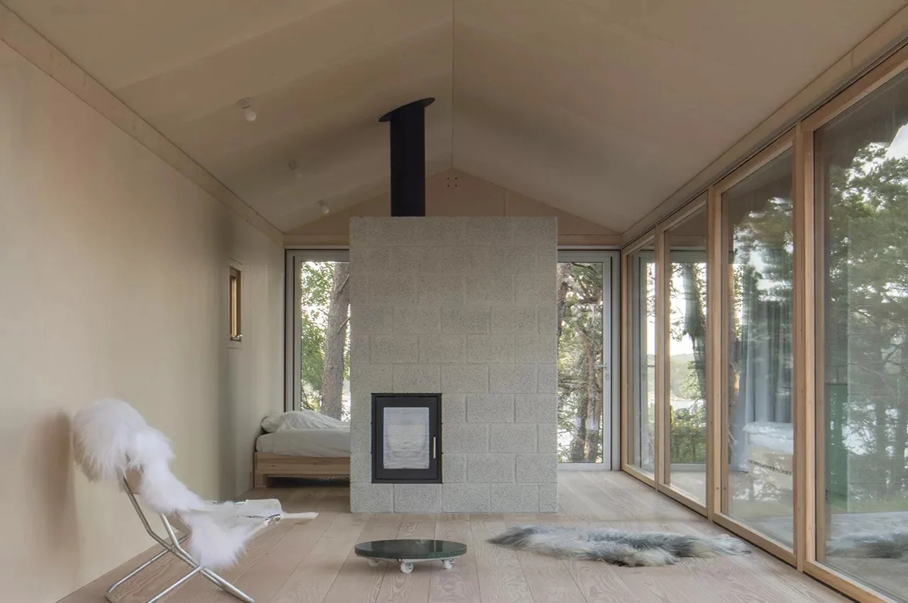 Minimalism，Transparent glass，Nordic architecture，