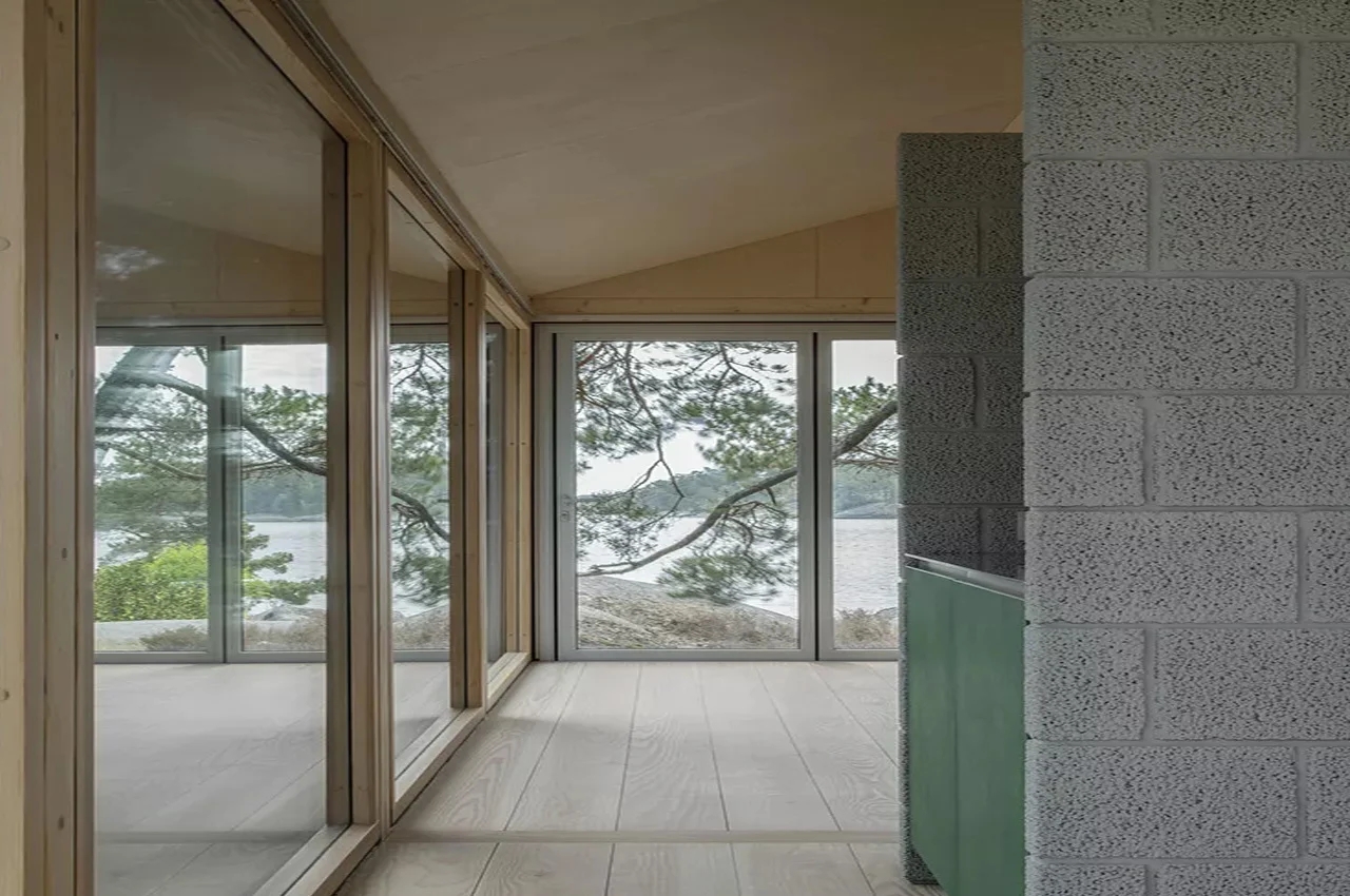 Minimalism，Transparent glass，Nordic architecture，