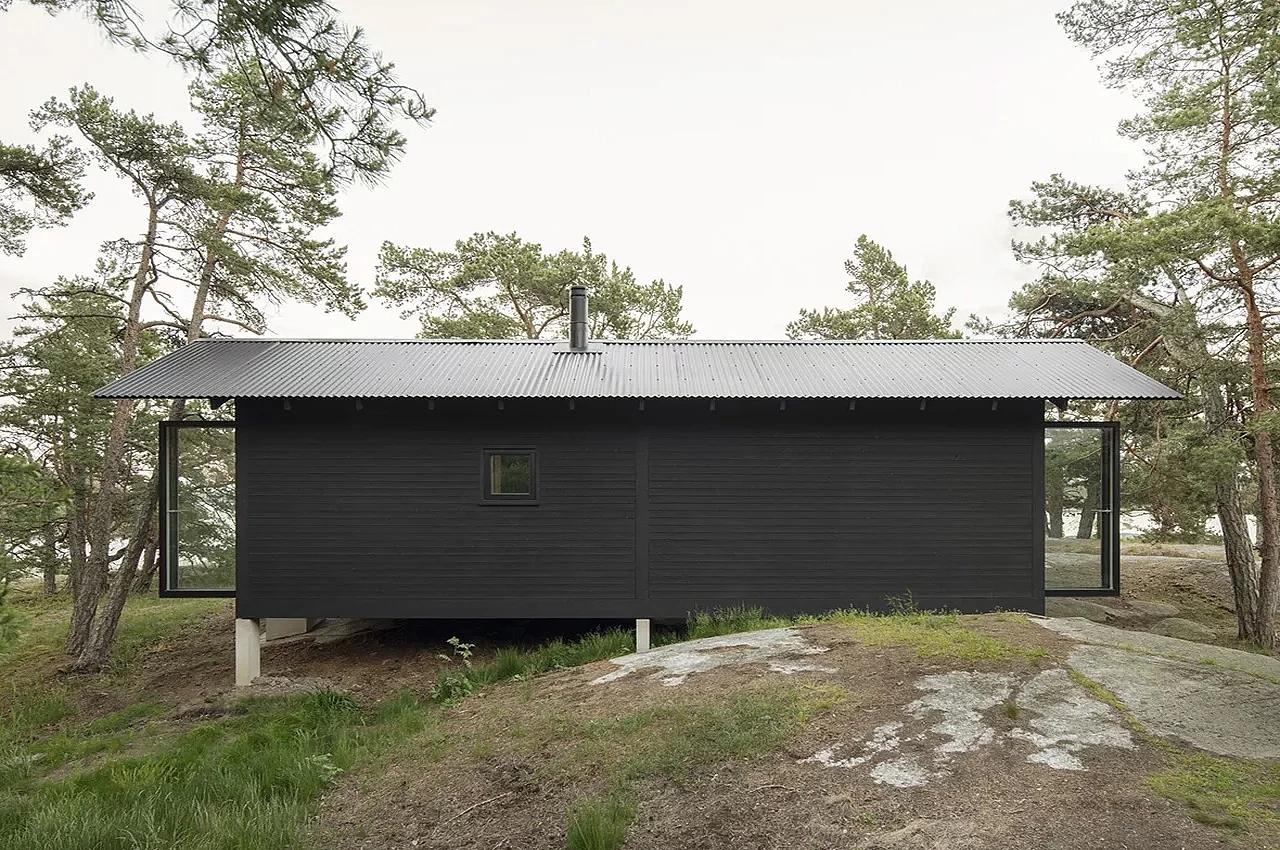 Minimalism，Transparent glass，Nordic architecture，