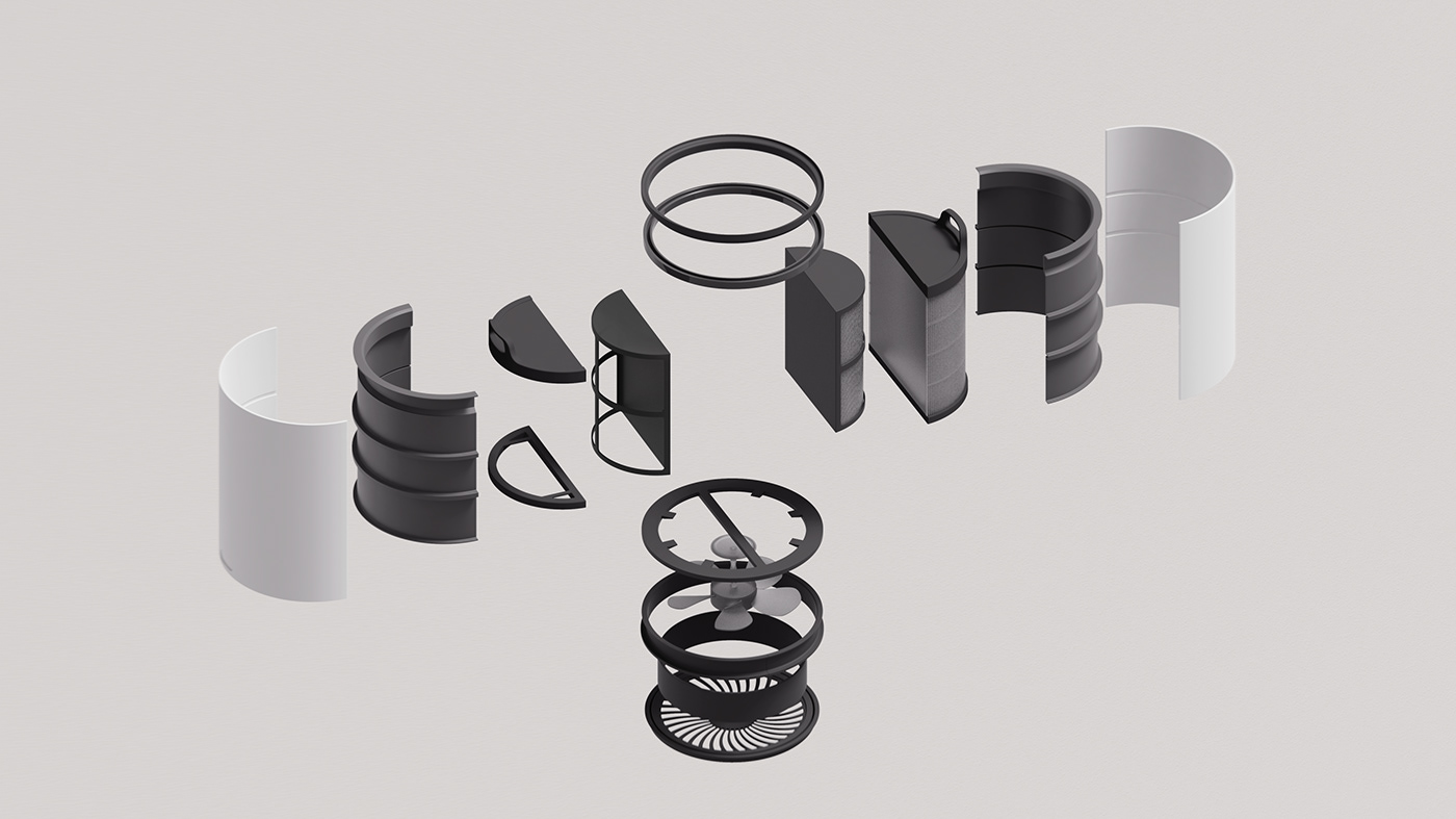 air cleaner，Minimalism，portability，