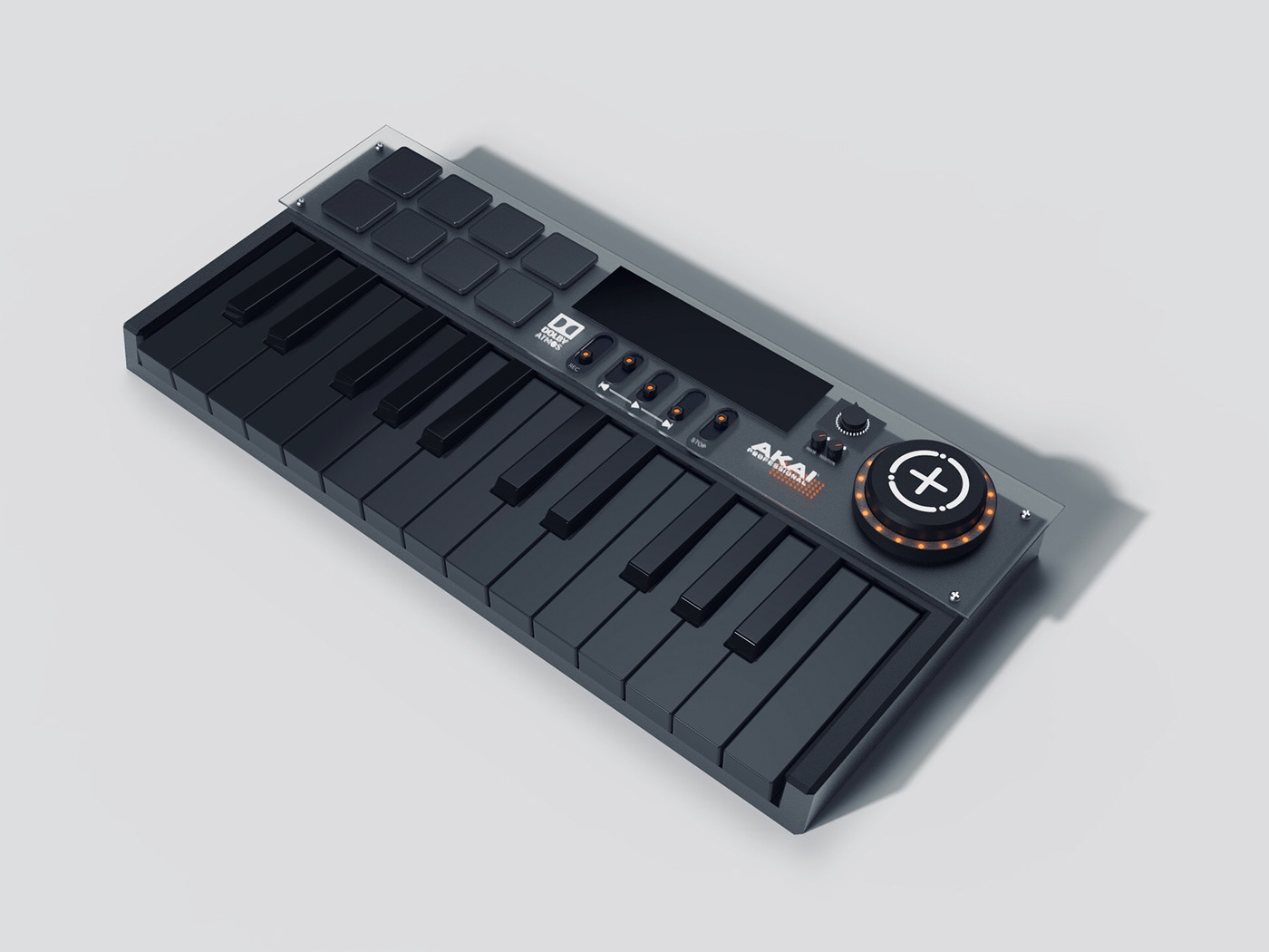 electronic organ，product design，Appearance design，exquisite，CGI rendering，