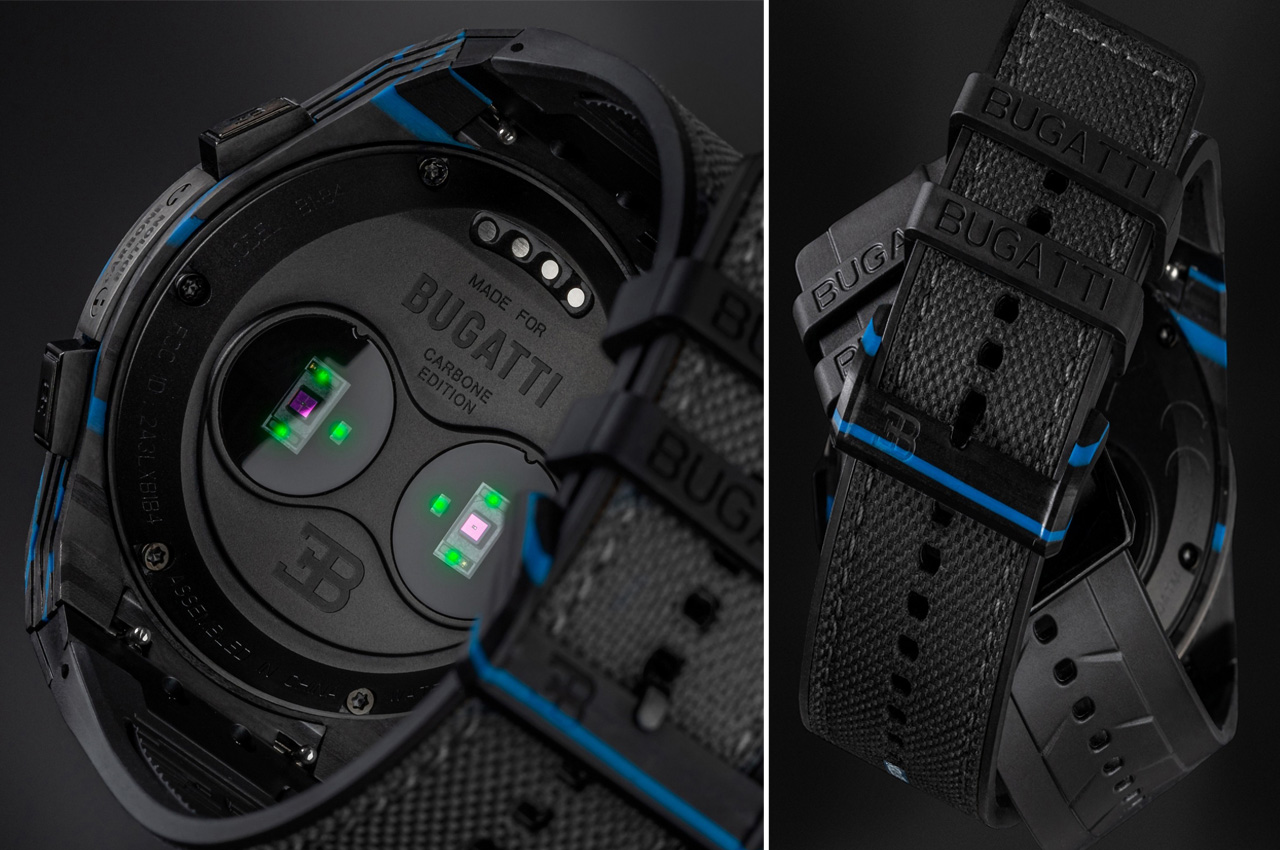 Bugatti，Wristwatch，product design，Appearance design，carbon fibre，