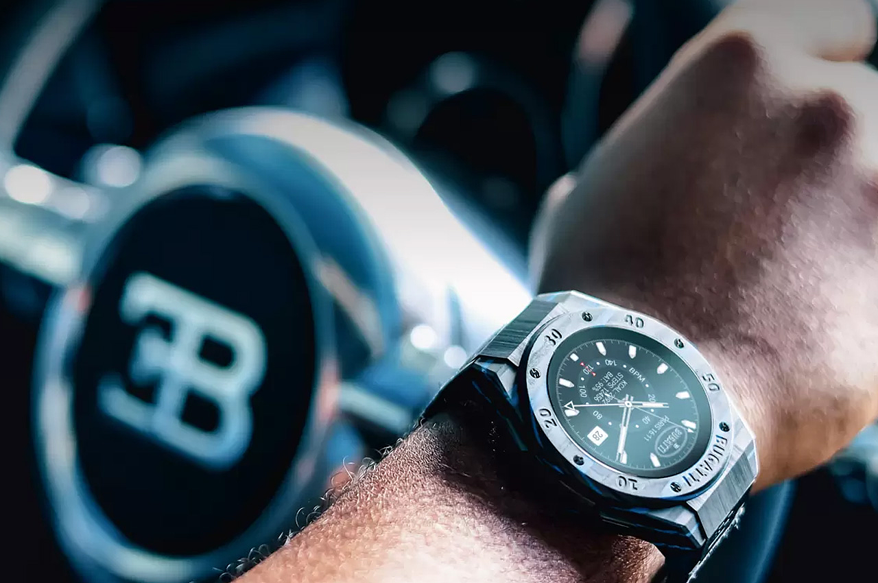 Bugatti，Wristwatch，product design，Appearance design，carbon fibre，