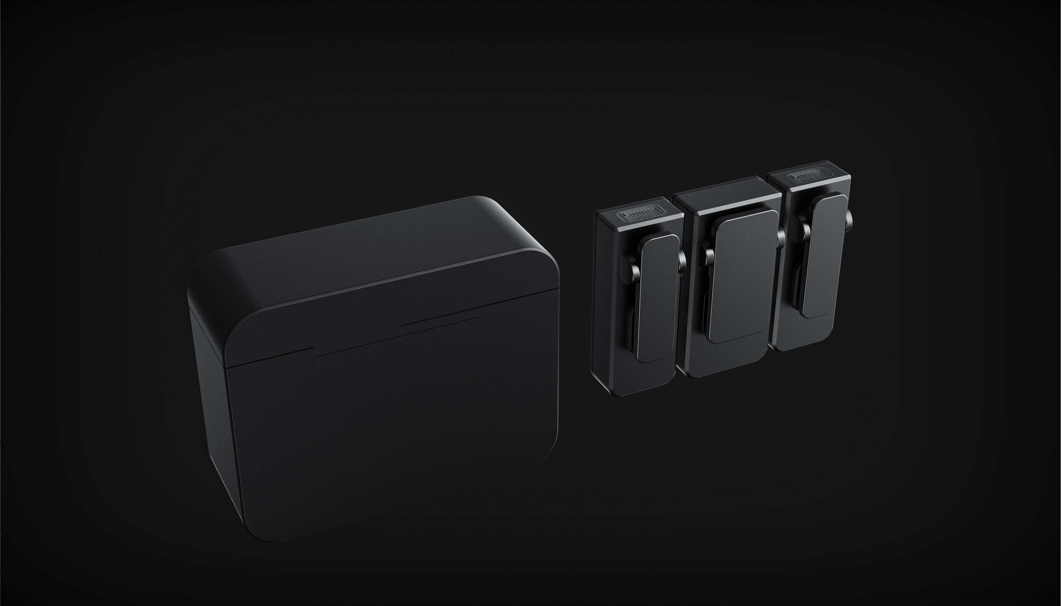 wireless microphone ，Charging box，Photographic equipment，