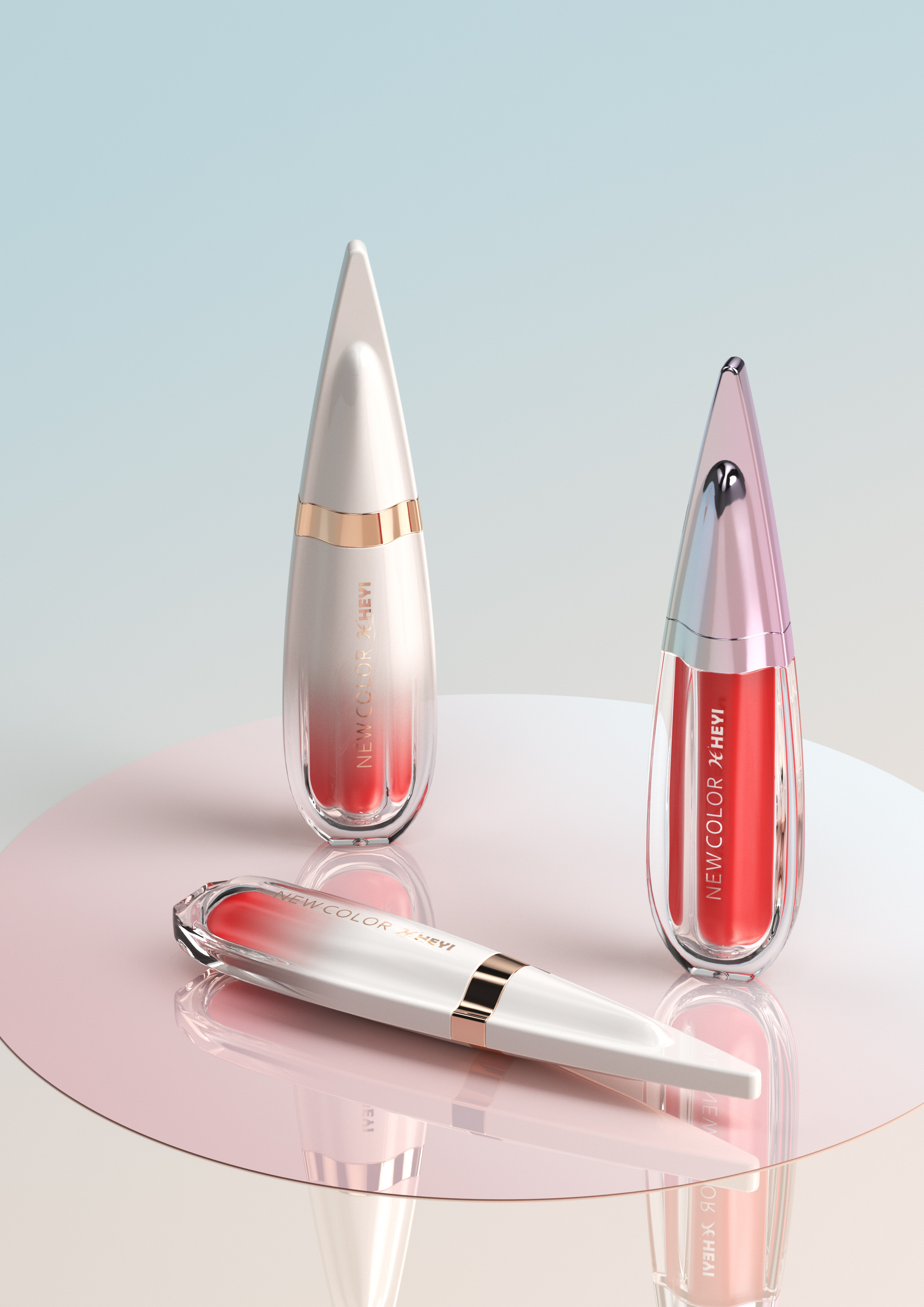 Make-up，Beauty makeup，Render，design sketch，proposal，