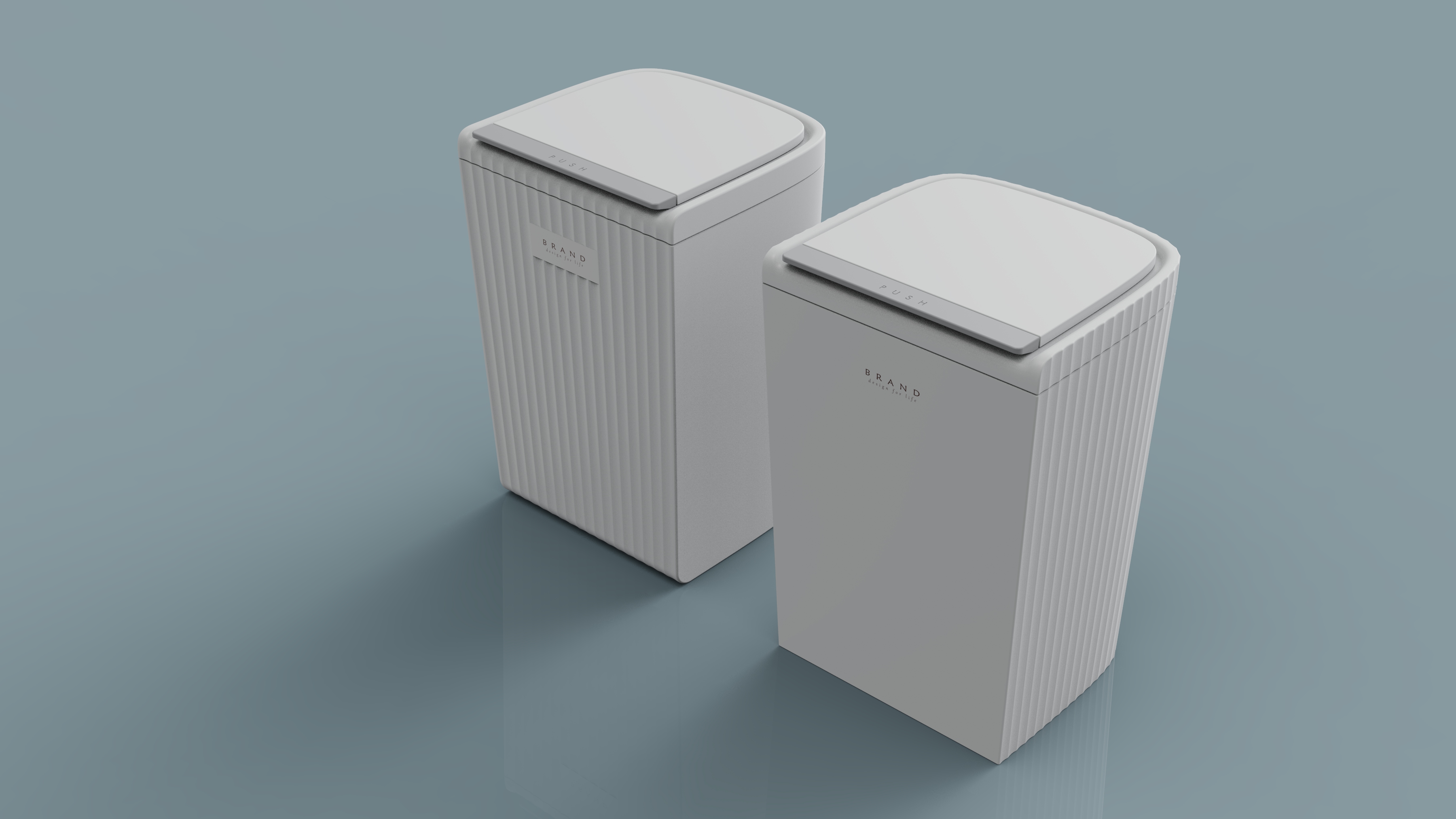 trash can，intelligence，industrial design，