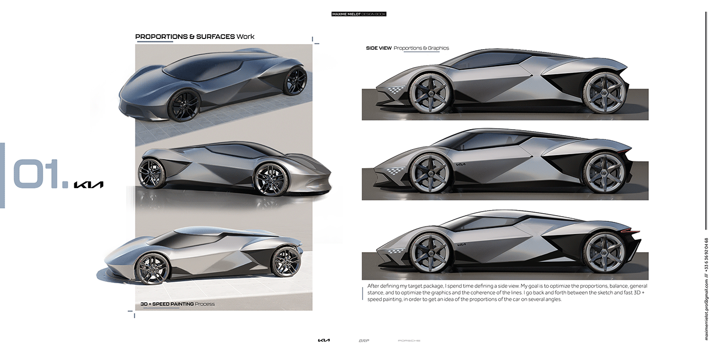 automobile，vehicle，Hand drawn，sketch，sample reels，Automobile design，