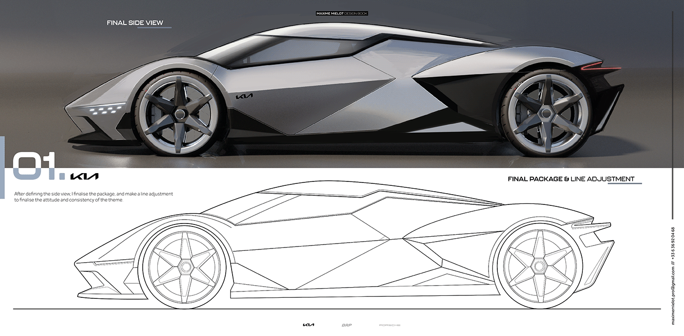 automobile，vehicle，Hand drawn，sketch，sample reels，Automobile design，