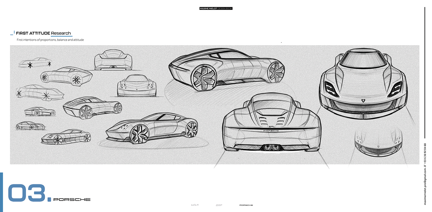 automobile，vehicle，Hand drawn，sketch，sample reels，Automobile design，