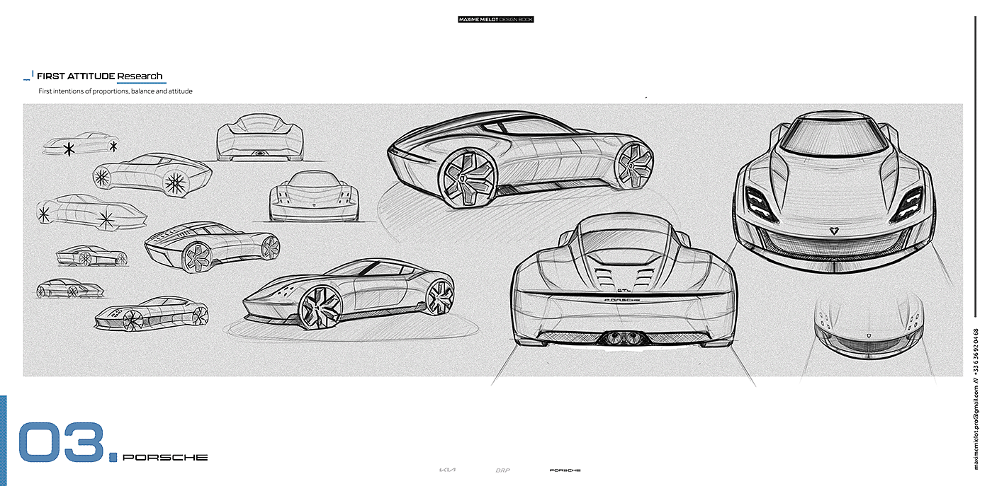 automobile，vehicle，Hand drawn，sketch，sample reels，Automobile design，