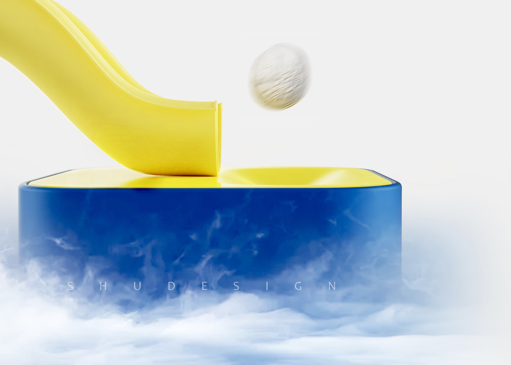 Storage cans, creative products, children's fun products, slide design，