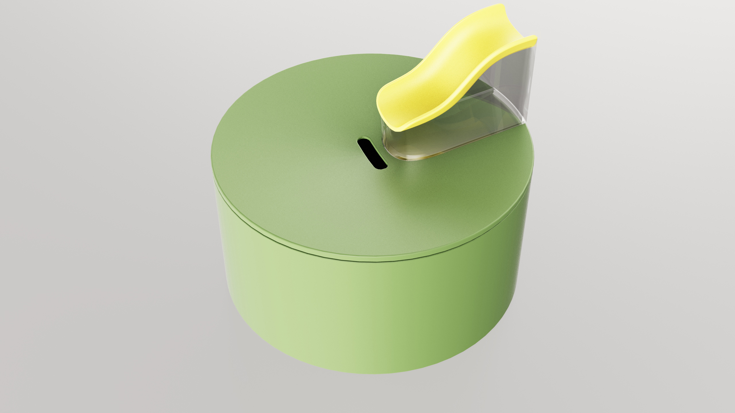 Storage cans, creative products, children's fun products, slide design，