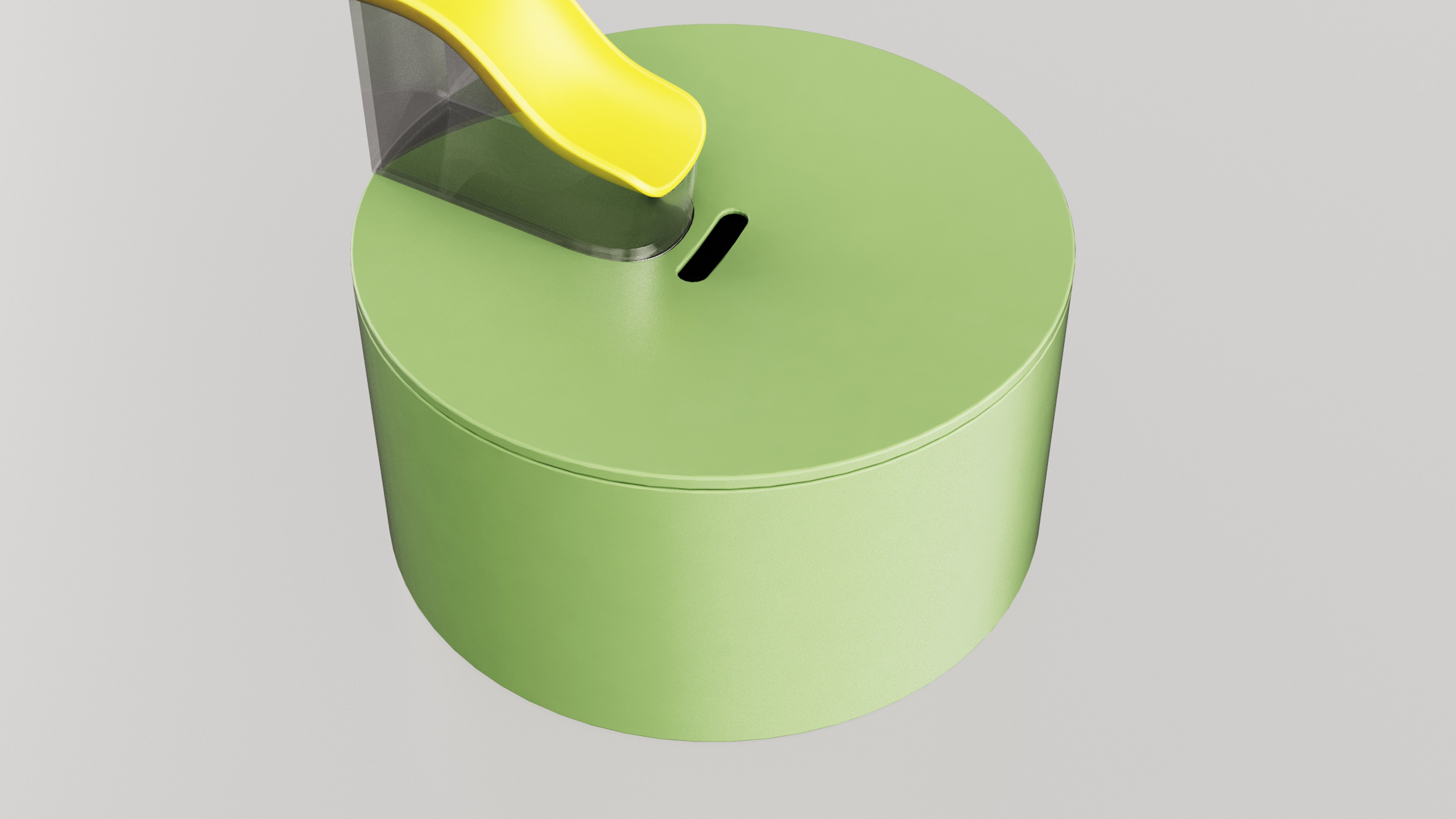 Storage cans, creative products, children's fun products, slide design，