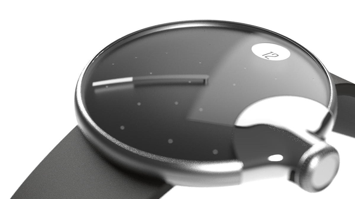 ORBIT Watch，Wrist watch，black，product design，