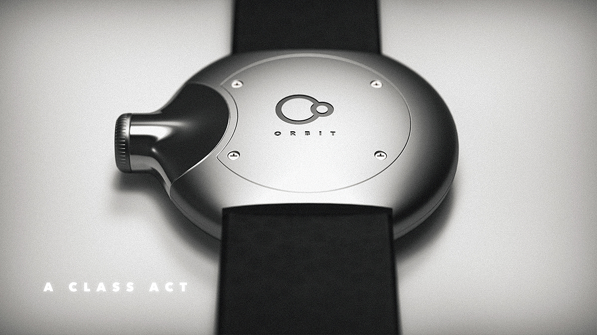 ORBIT Watch，手表，黑色，产品设计，