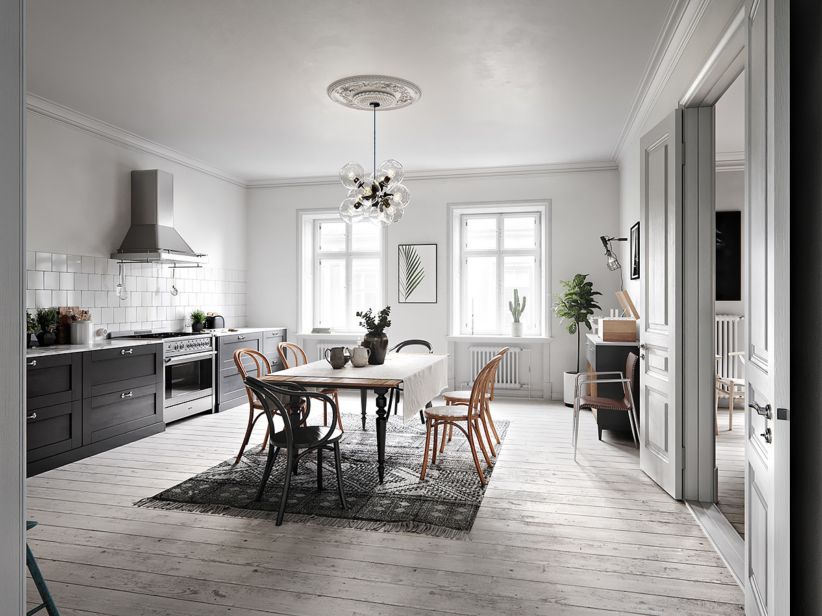Architecture，Interior design，Digital art，grey，