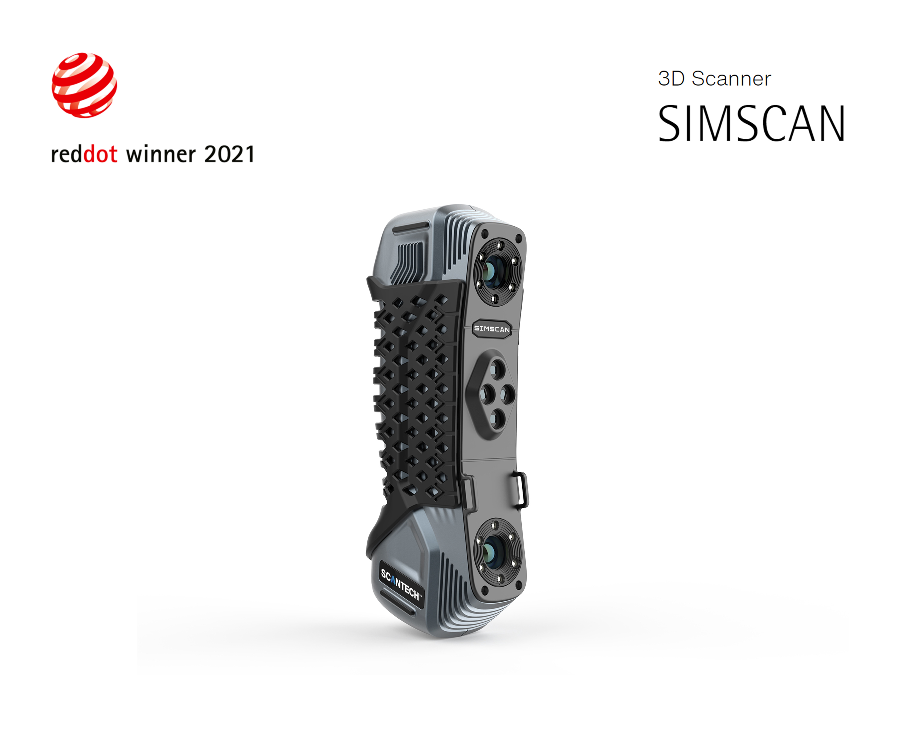 product design，industrial design，3D scanner，Red dot award，German red dot award，Technology digital，Design Award，Award-winning case，