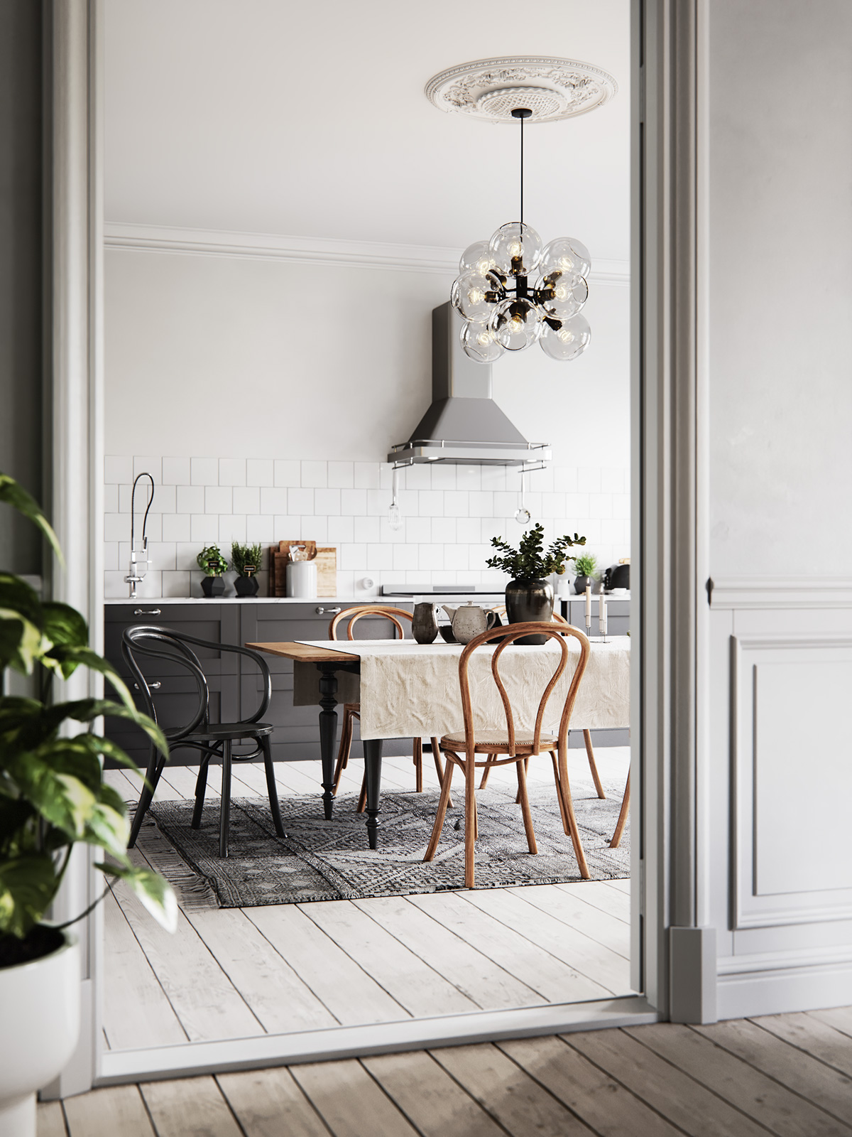 Architecture，Interior design，Digital art，grey，