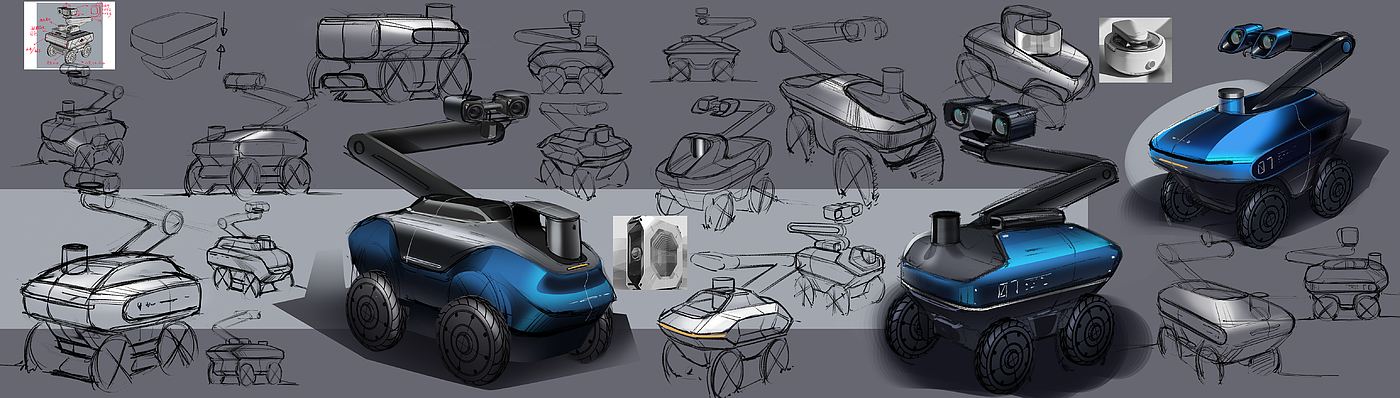 机器人，巡检车，云台，