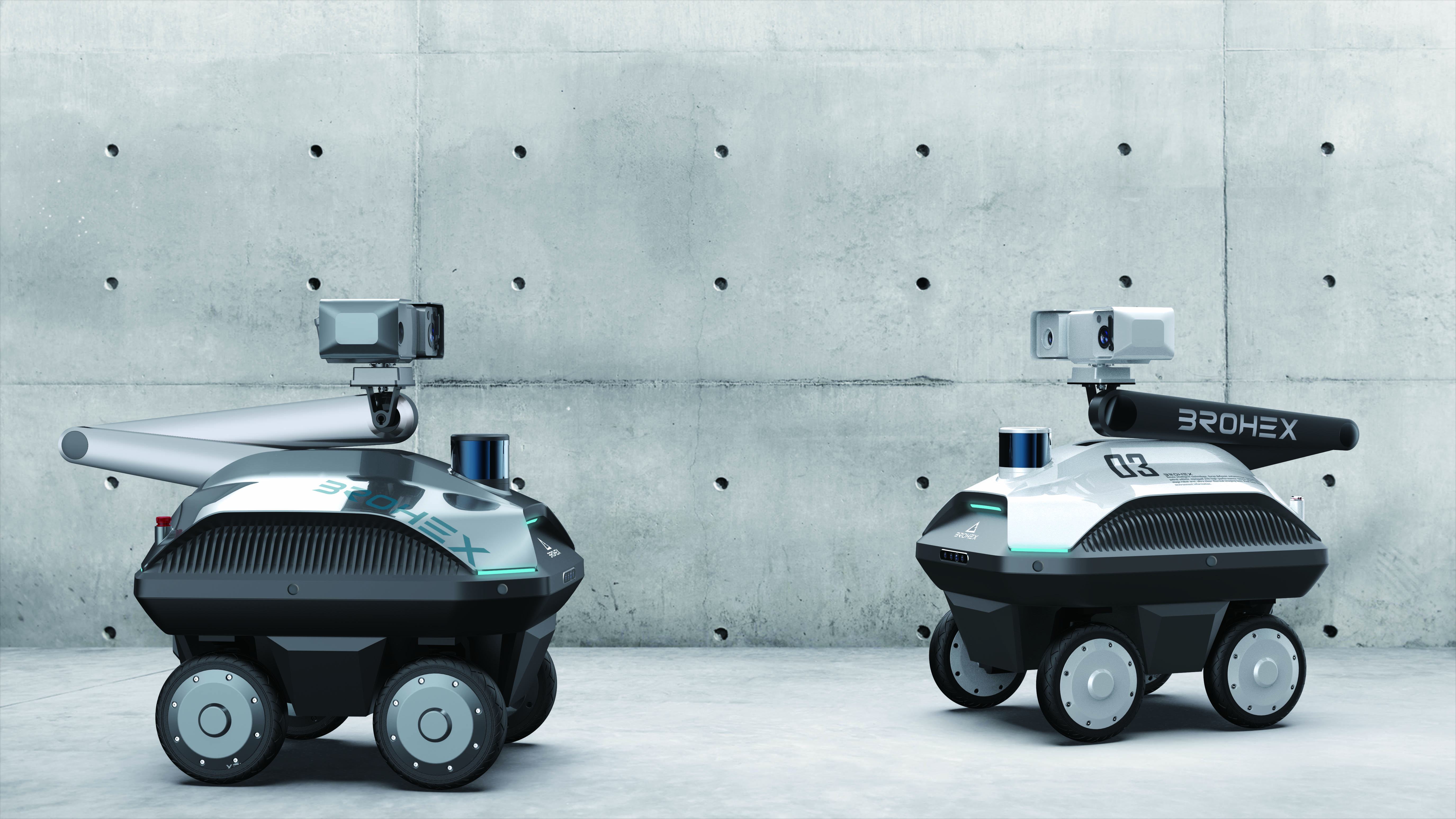 robot，Patrol car，Yuntai，