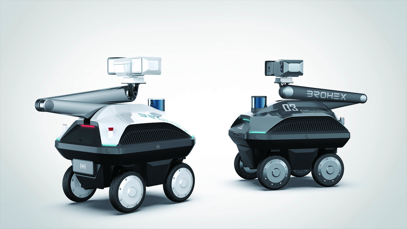 robot，Patrol car，Yuntai，