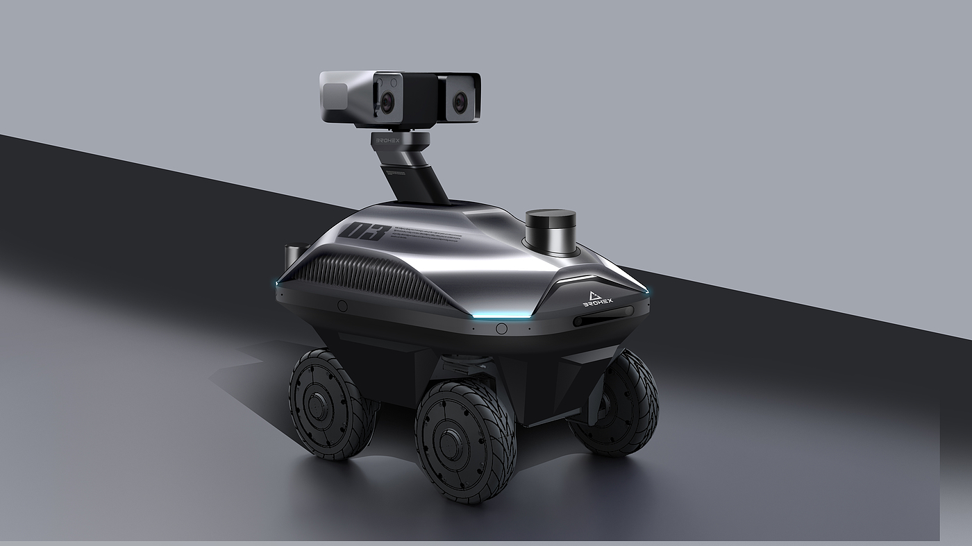robot，Patrol car，Yuntai，