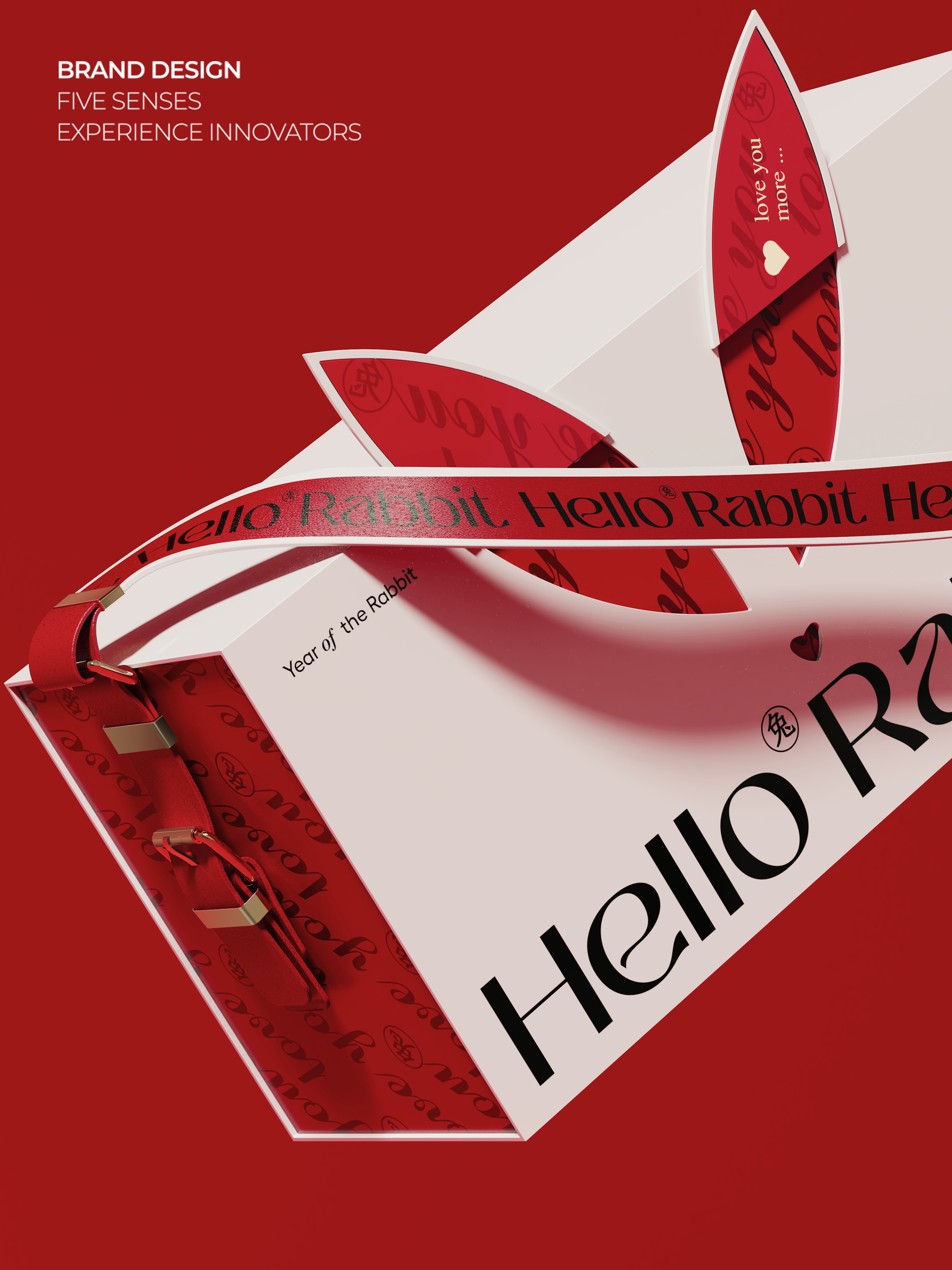 Rabbit gift box，New Year gift box，rabbit，Rabbit IP，Gift box design，2023，New Year's Packaging，Year of Rabbit Design，