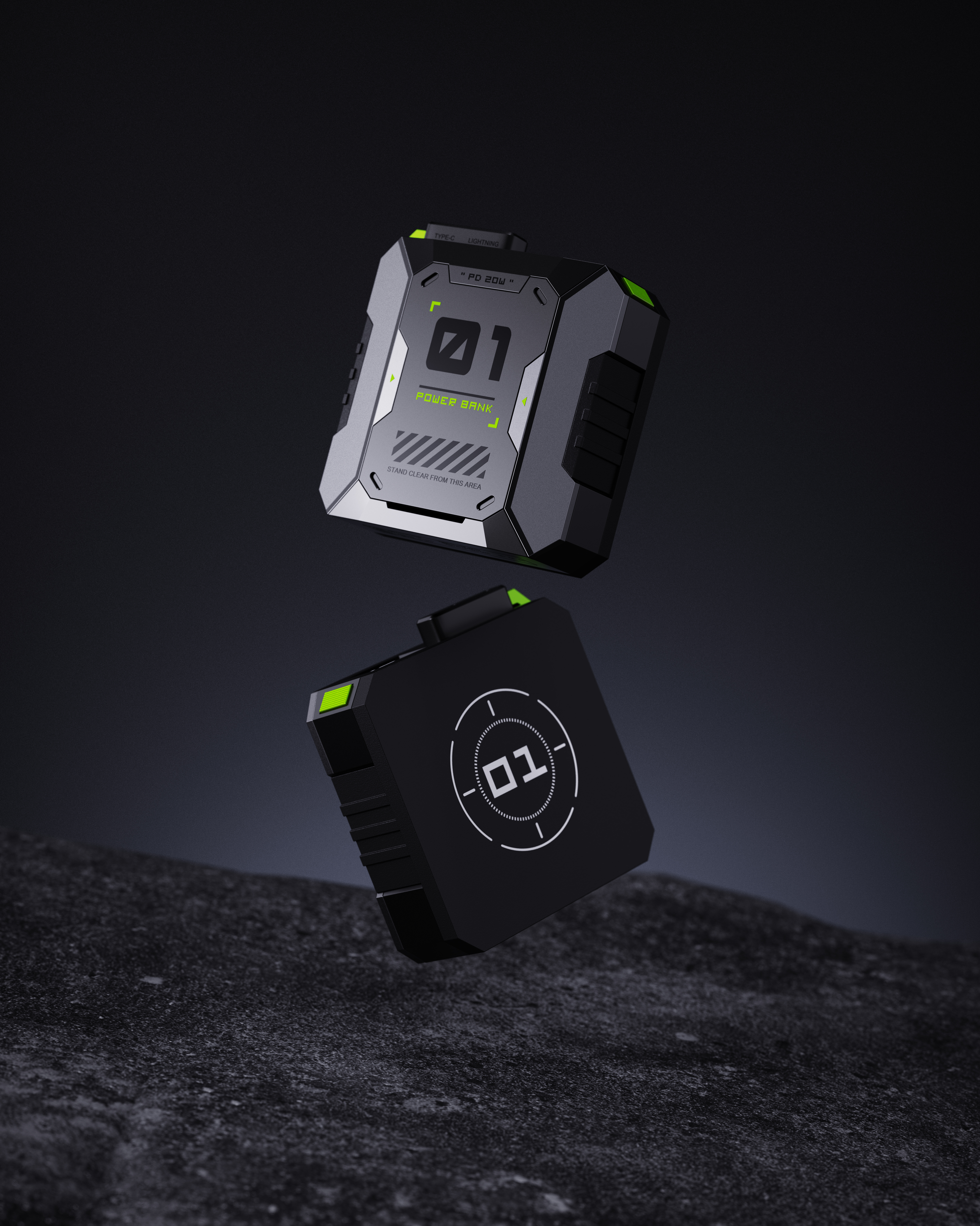 Magnetic charging treasure，3c，Thought design，Cool tide，