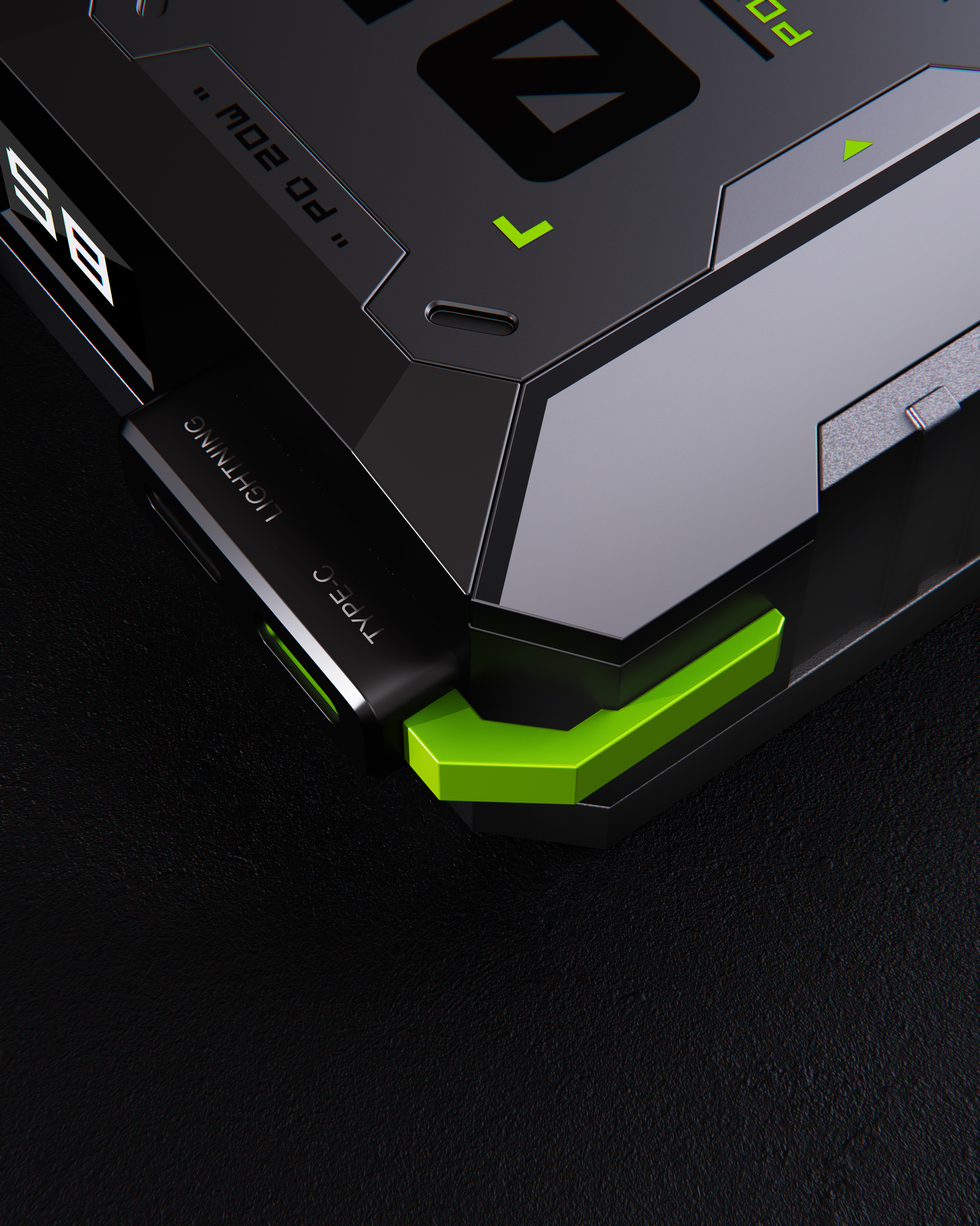 Magnetic charging treasure，3c，Thought design，Cool tide，