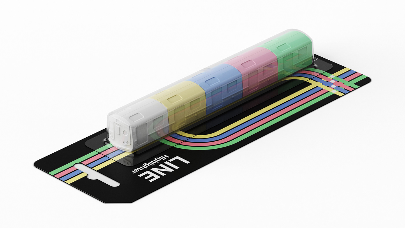 Fluorescent pen，metro，Stationery，