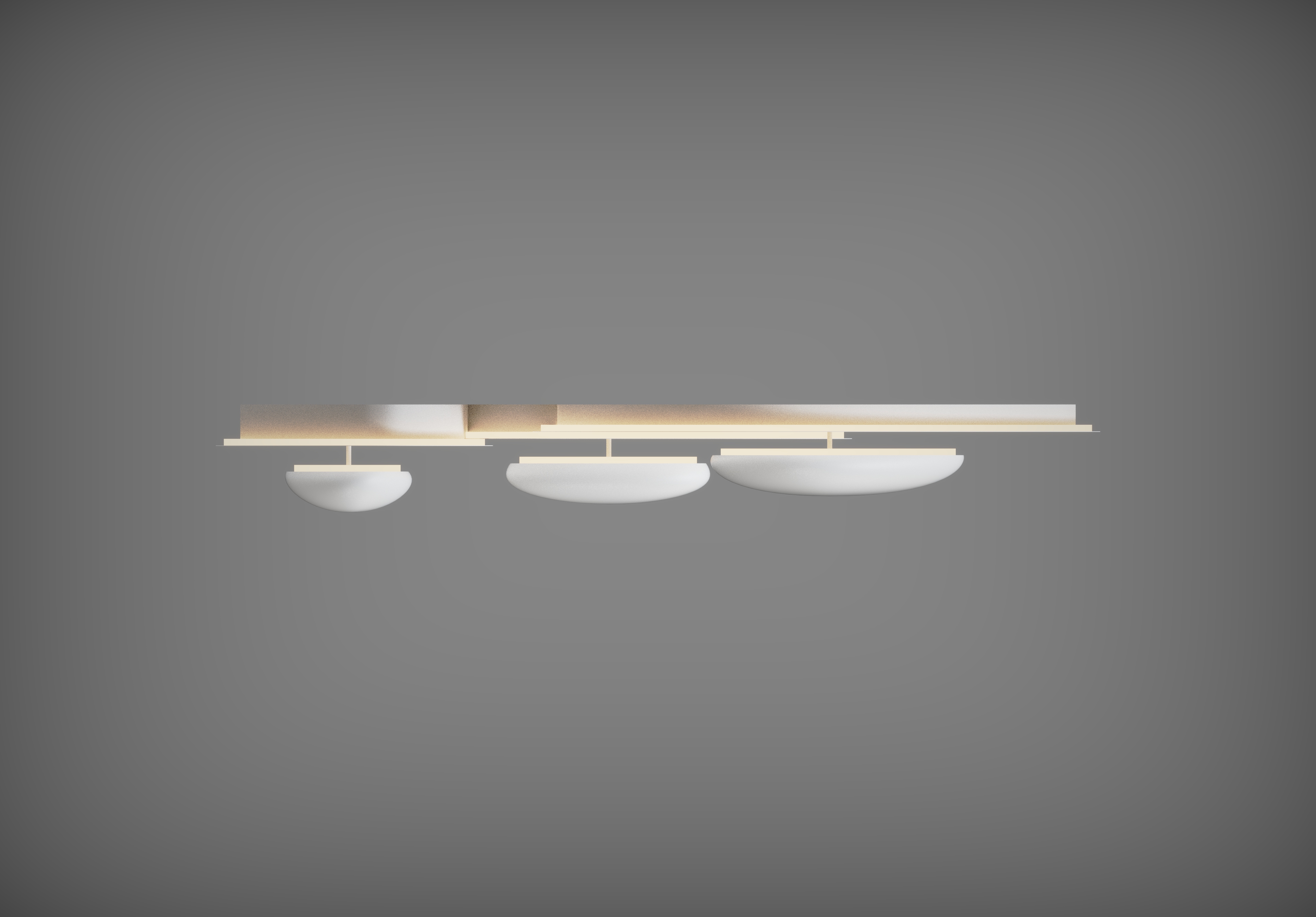 Cream wind，resin，light in the bedroom，Ceiling lamp，Stone shape，