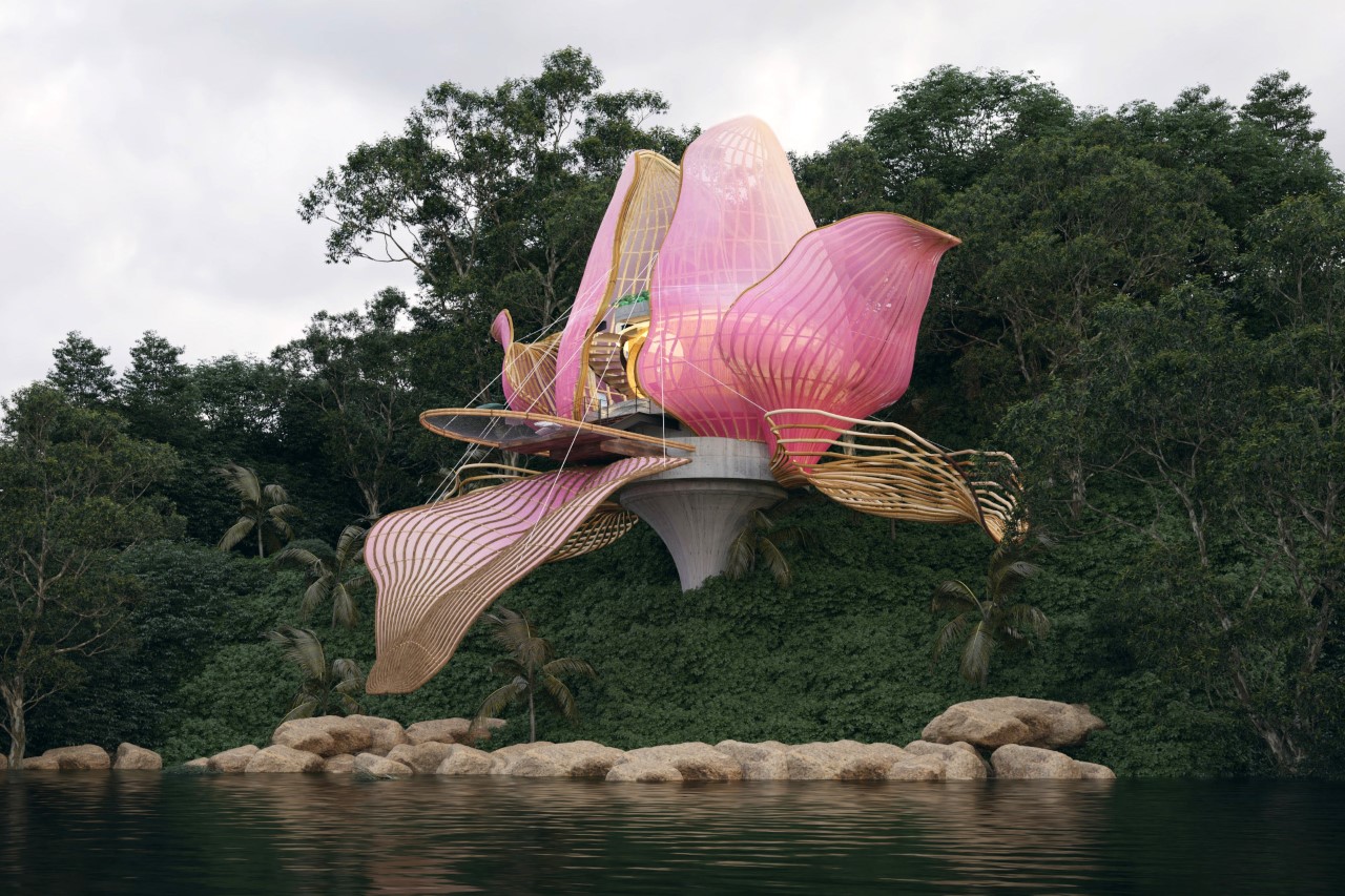 Orchid building，Creative design，villa，