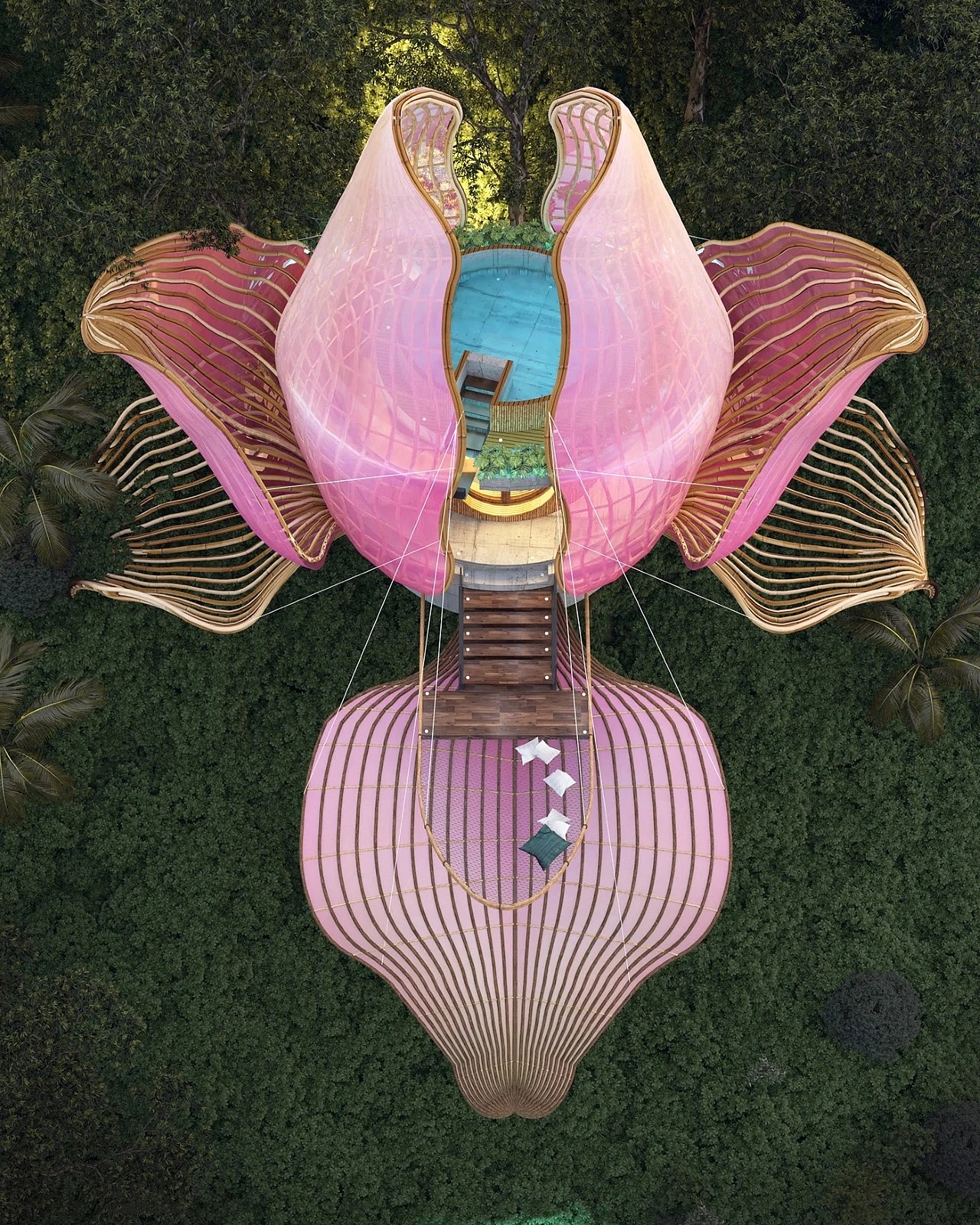 Orchid building，Creative design，villa，