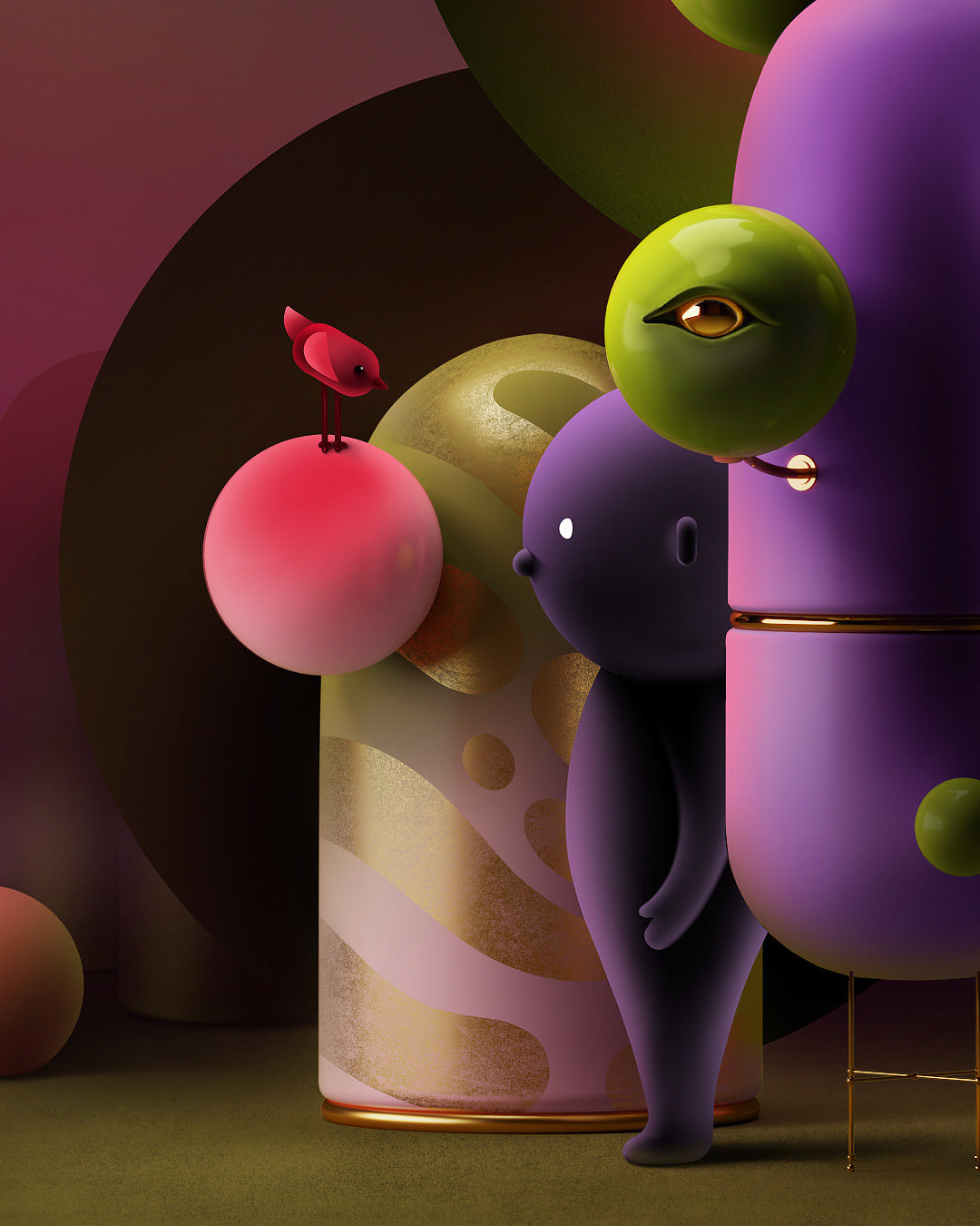 3d，Art，Cartoon，Conceptual art，Digital art，Illustration，
