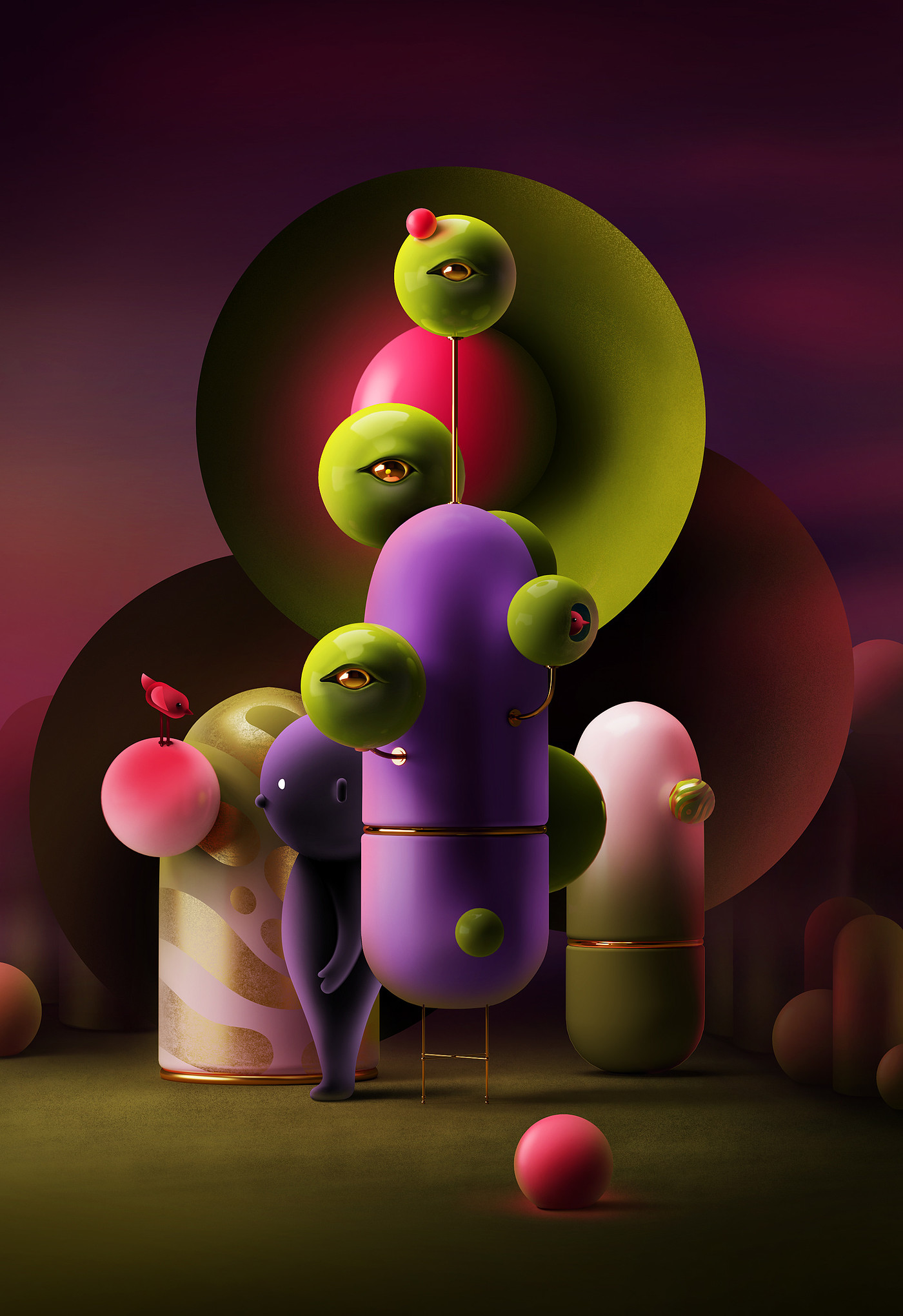 3d，Art，Cartoon，Conceptual art，Digital art，Illustration，
