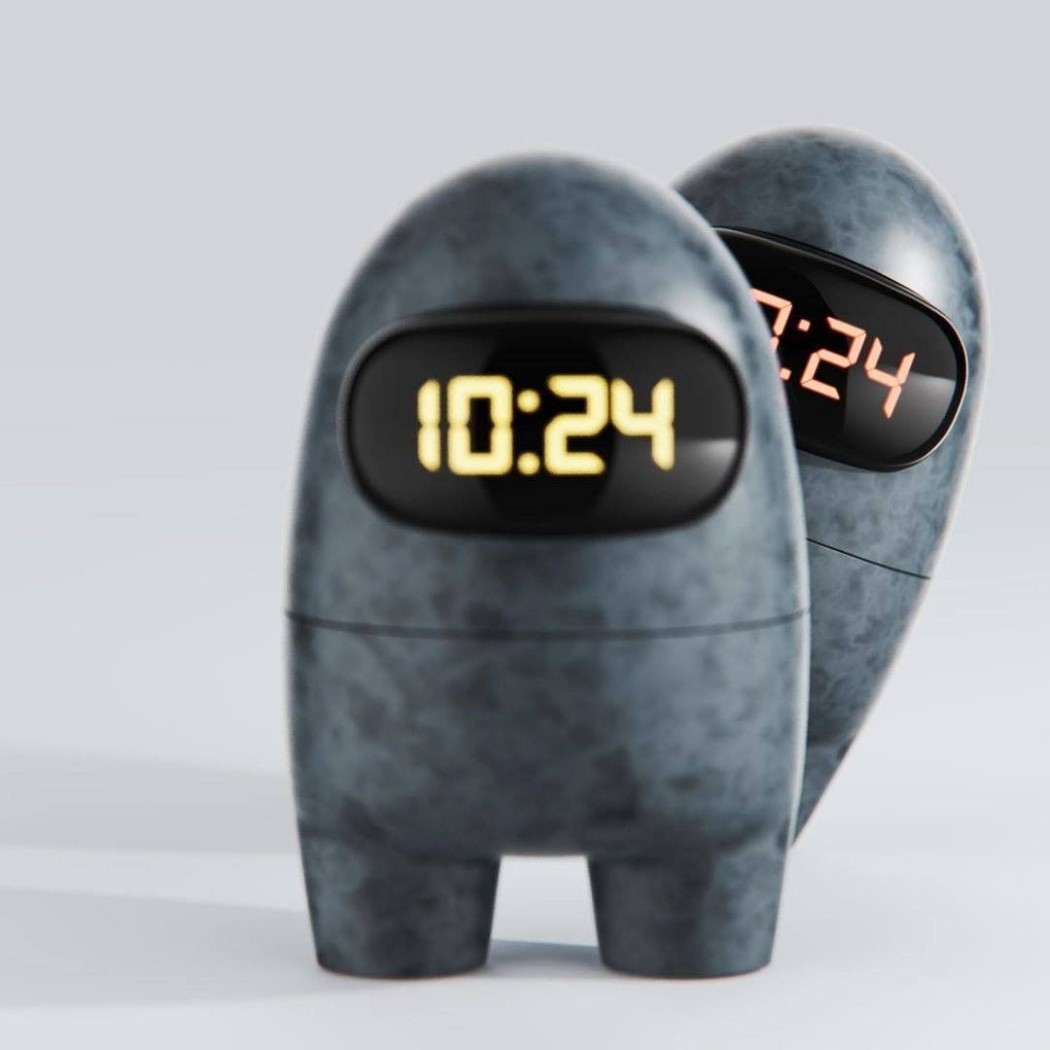 Night light，Digital clock，Creative ornaments，Concept product，