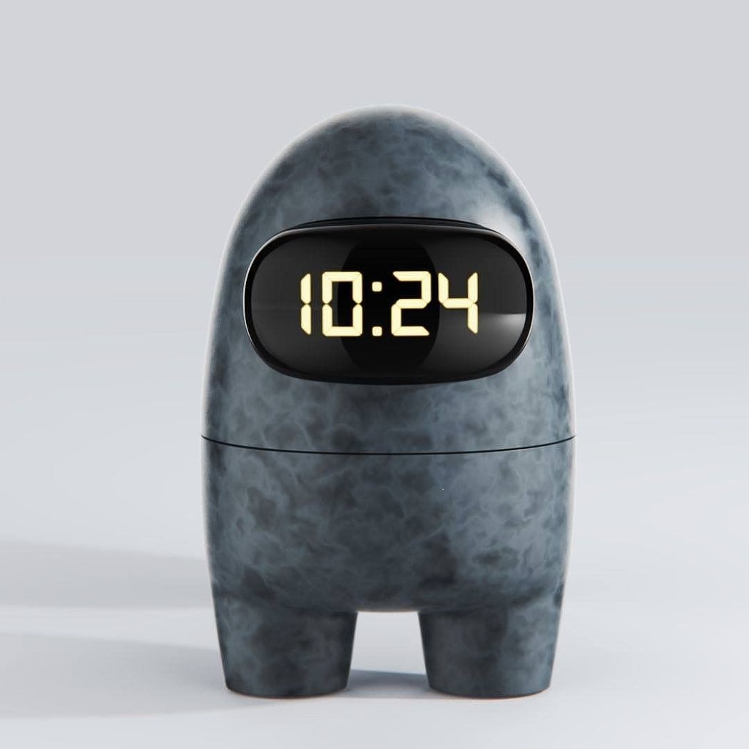 Night light，Digital clock，Creative ornaments，Concept product，