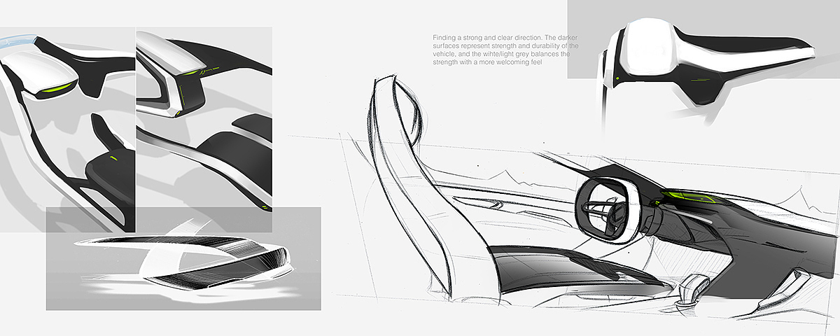 public，Automobile design，sketch，vw，