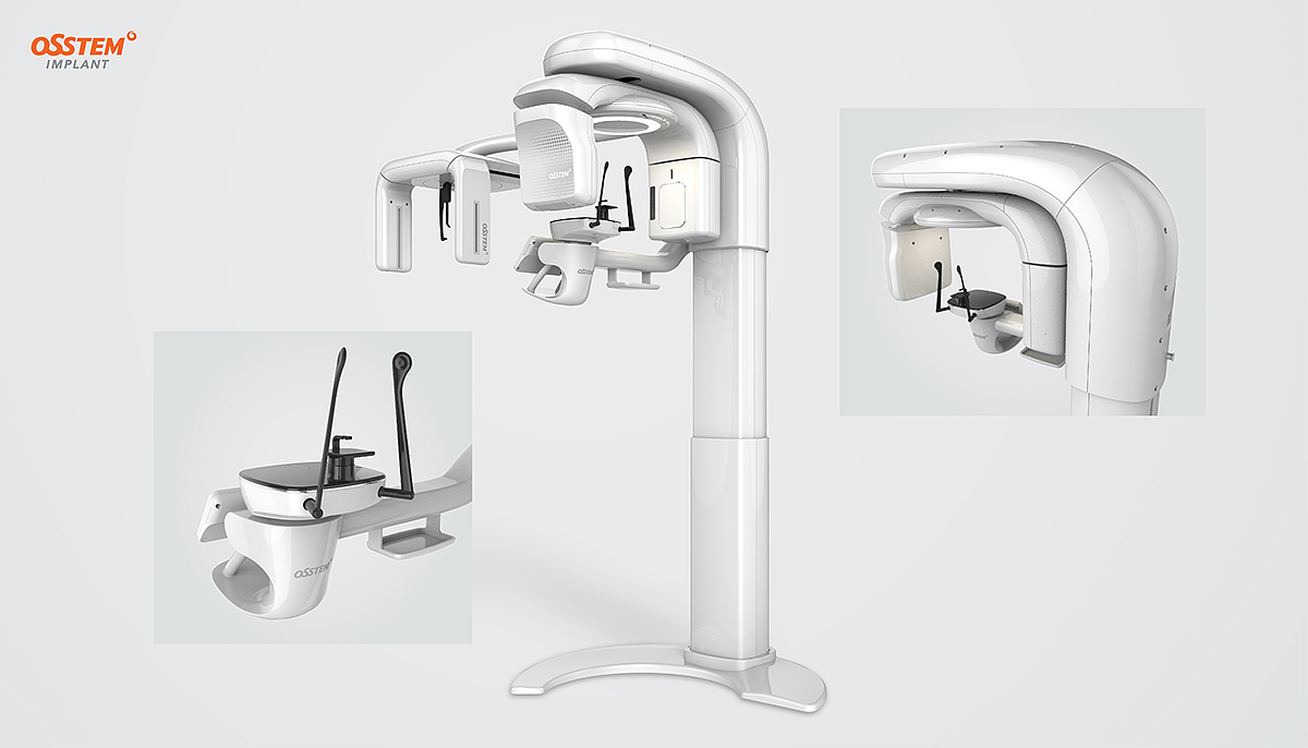 osstem，Dental desk，white，product design，