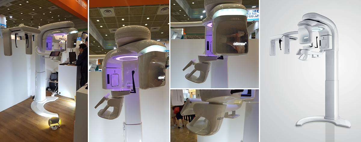 osstem，Dental desk，white，product design，