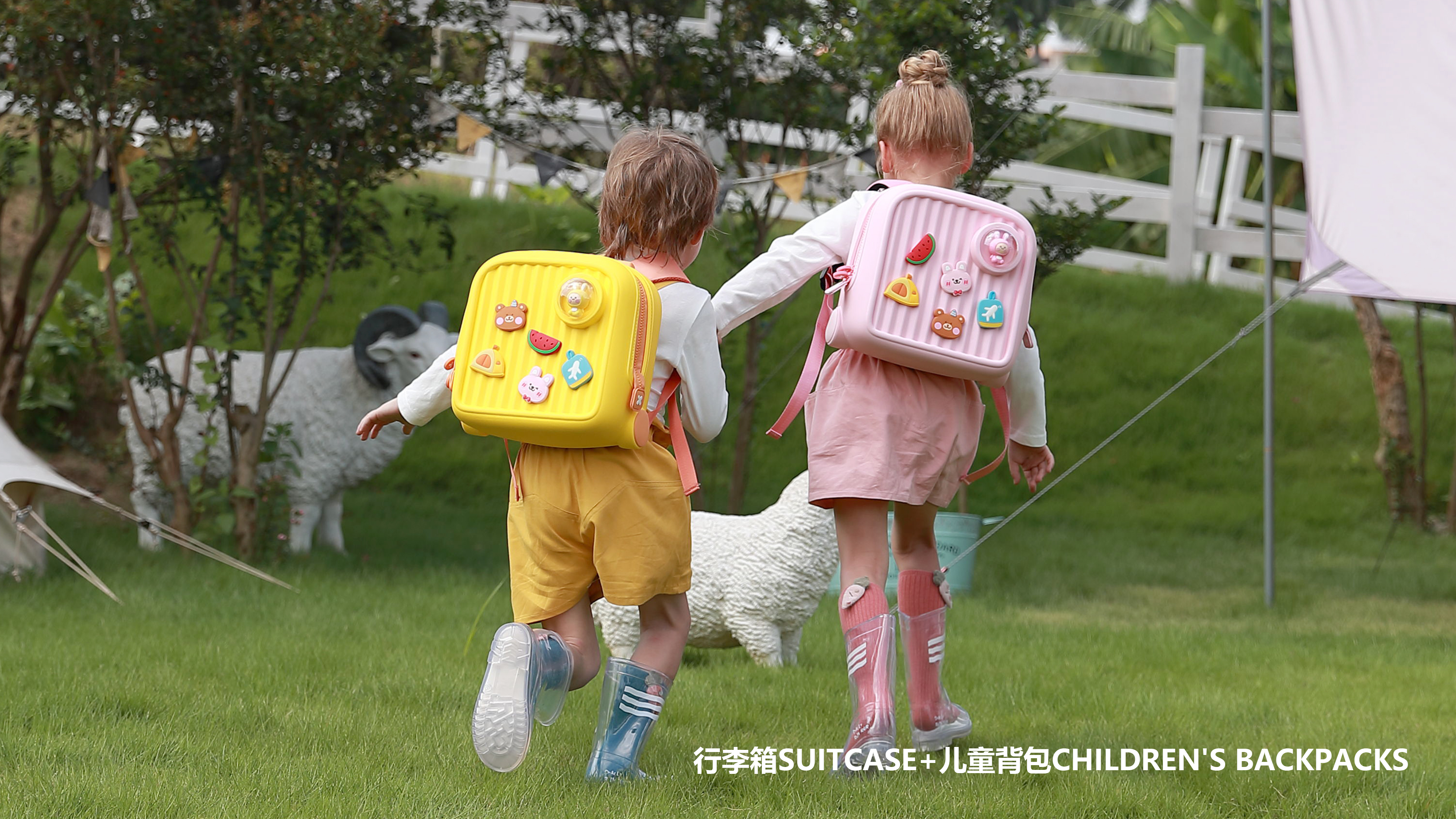 Children's Backpack，EVA，Removable badge，IP，trunk，